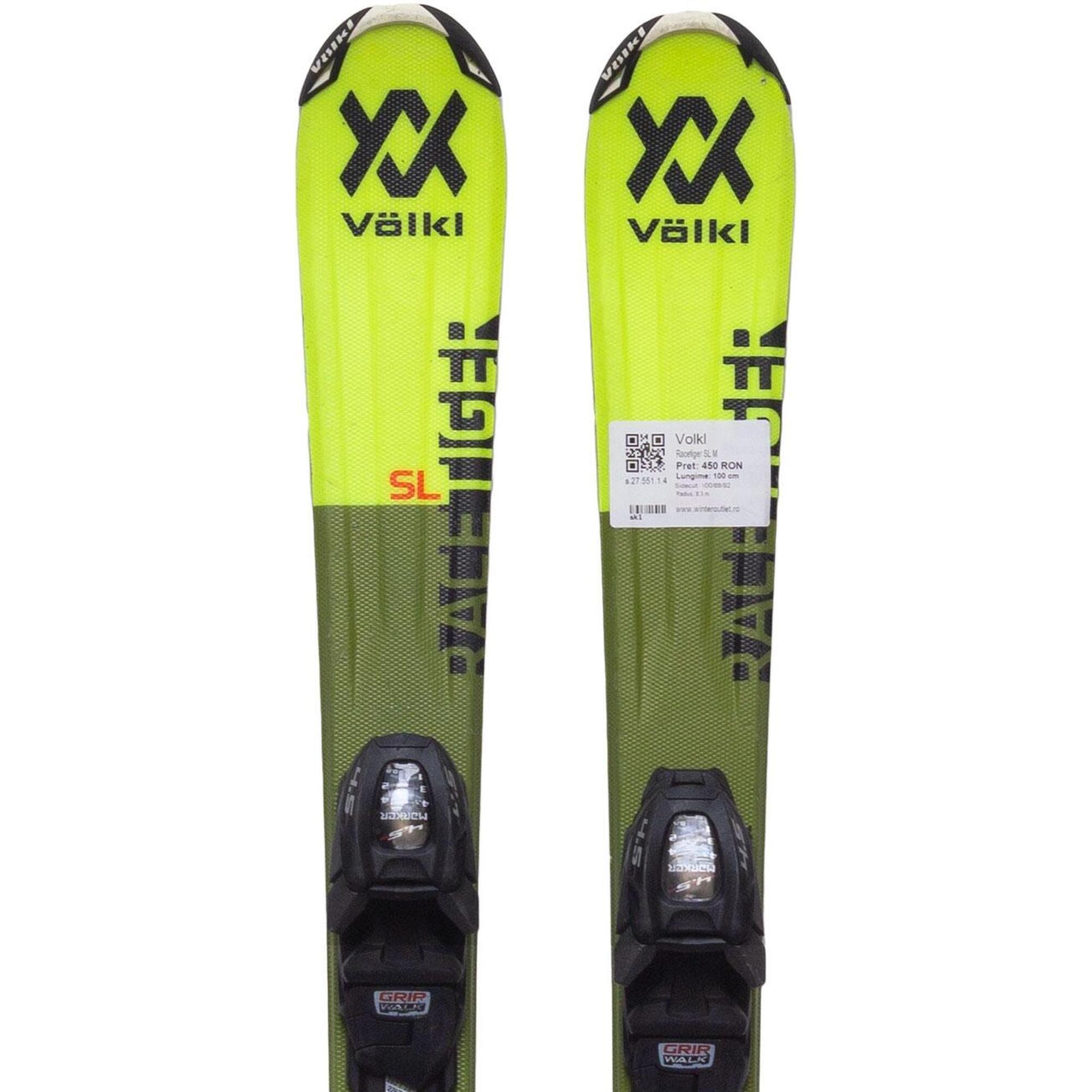 Second Life- Narty VOLKL Racetiger SL, 110 cm - Stan bardzo dobry