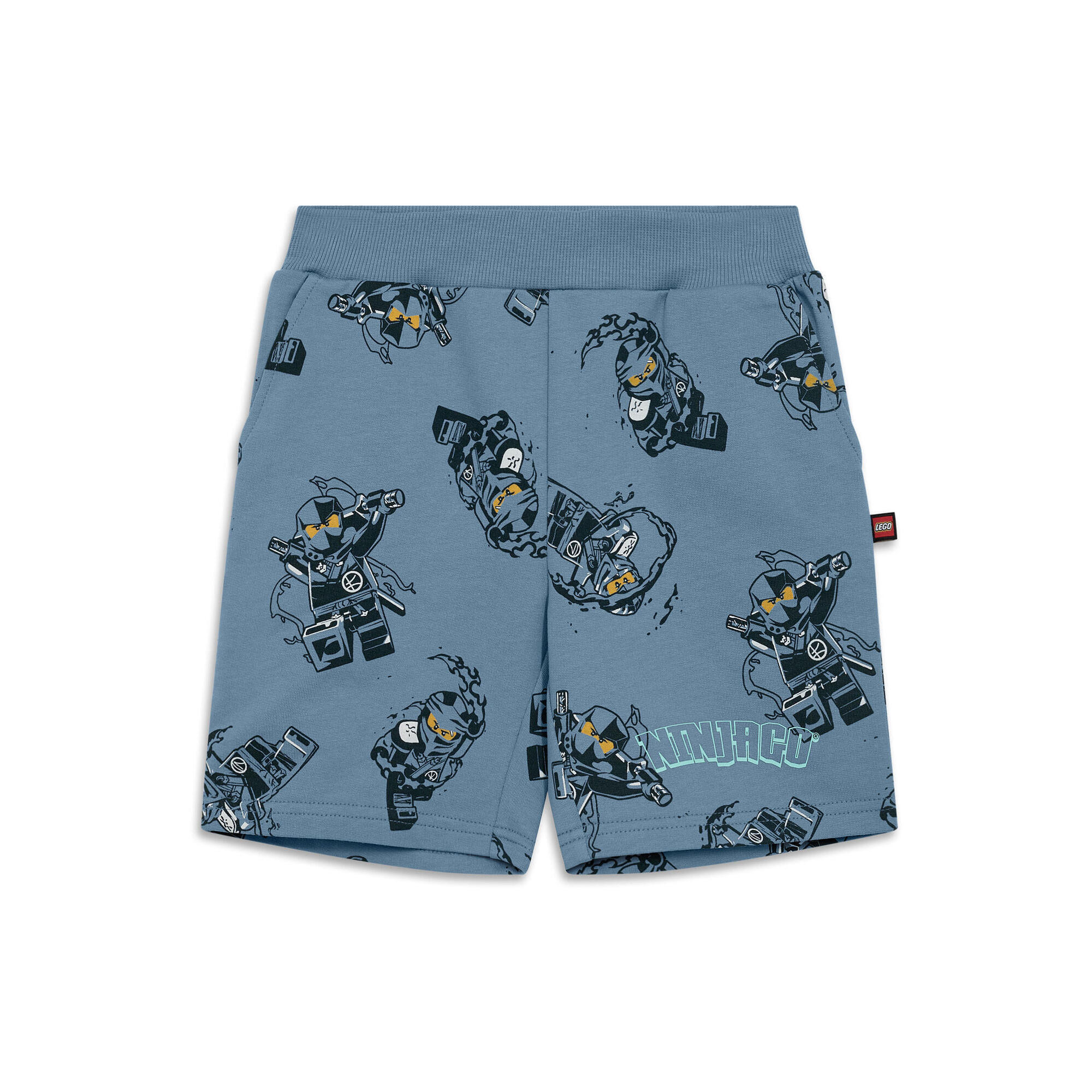 Spodenki Bawełniane Dziecięce LEGO NINJAGO Pasi 302 Niebieskie