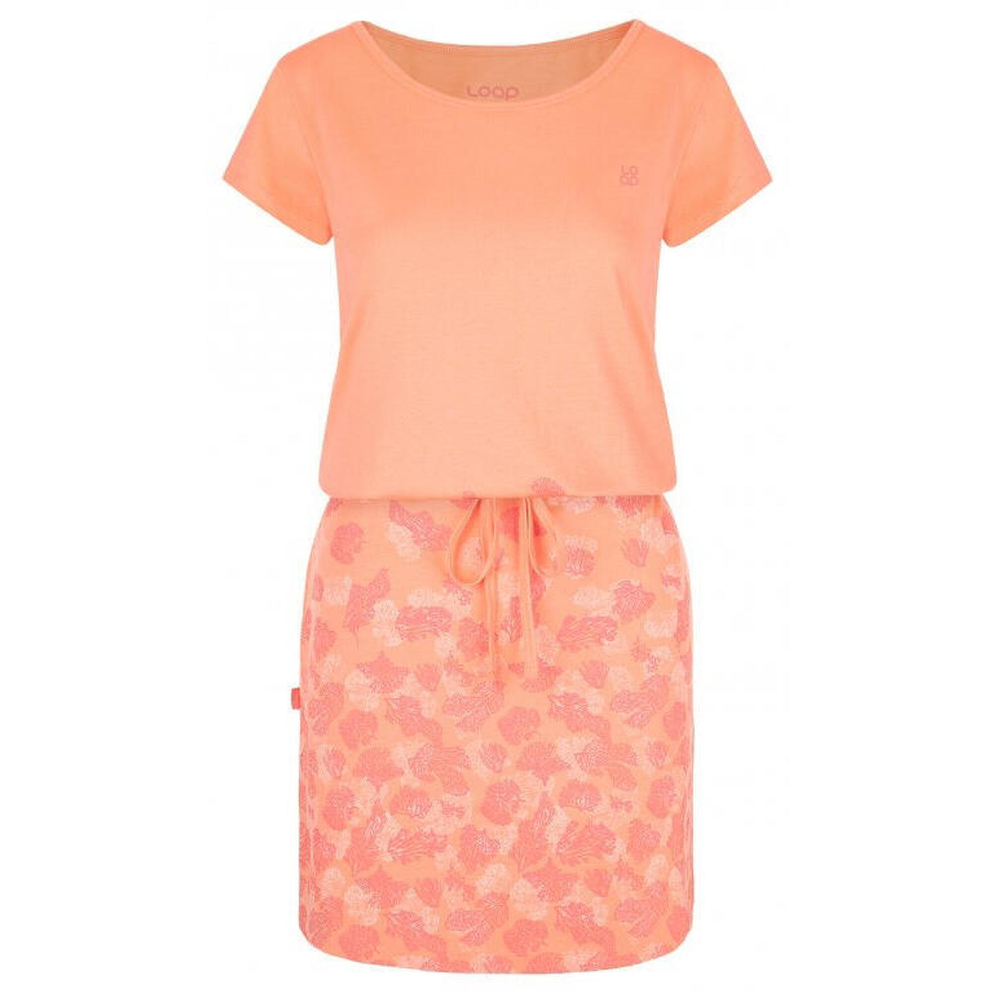 LOAP Asmen damska sukienka krótka bawełna-modal XS