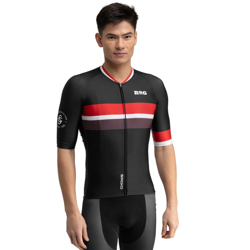 Męska koszulka rowerowa z krótkim rękawem Real Sporting de Gijón x