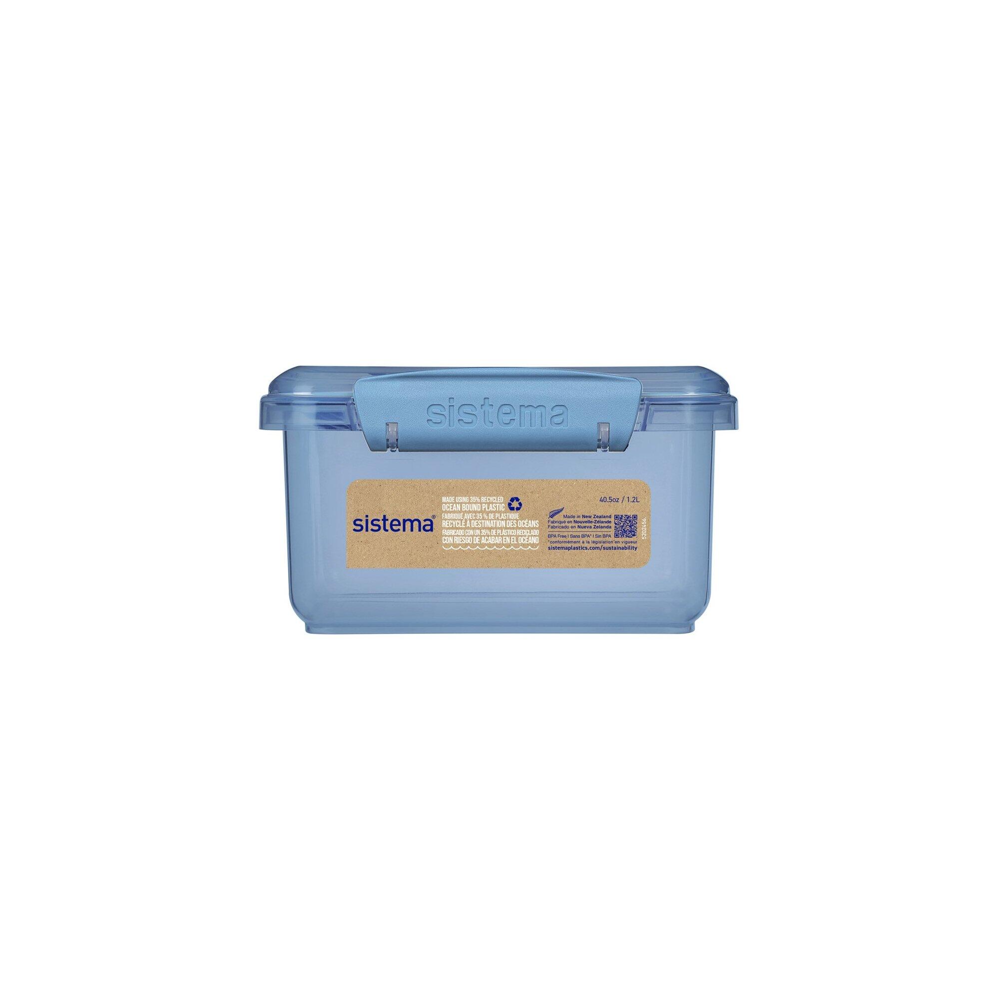 Pojemnik na przekąski ze sztućcami Ocean Bound Lunch Plus 1,2 l