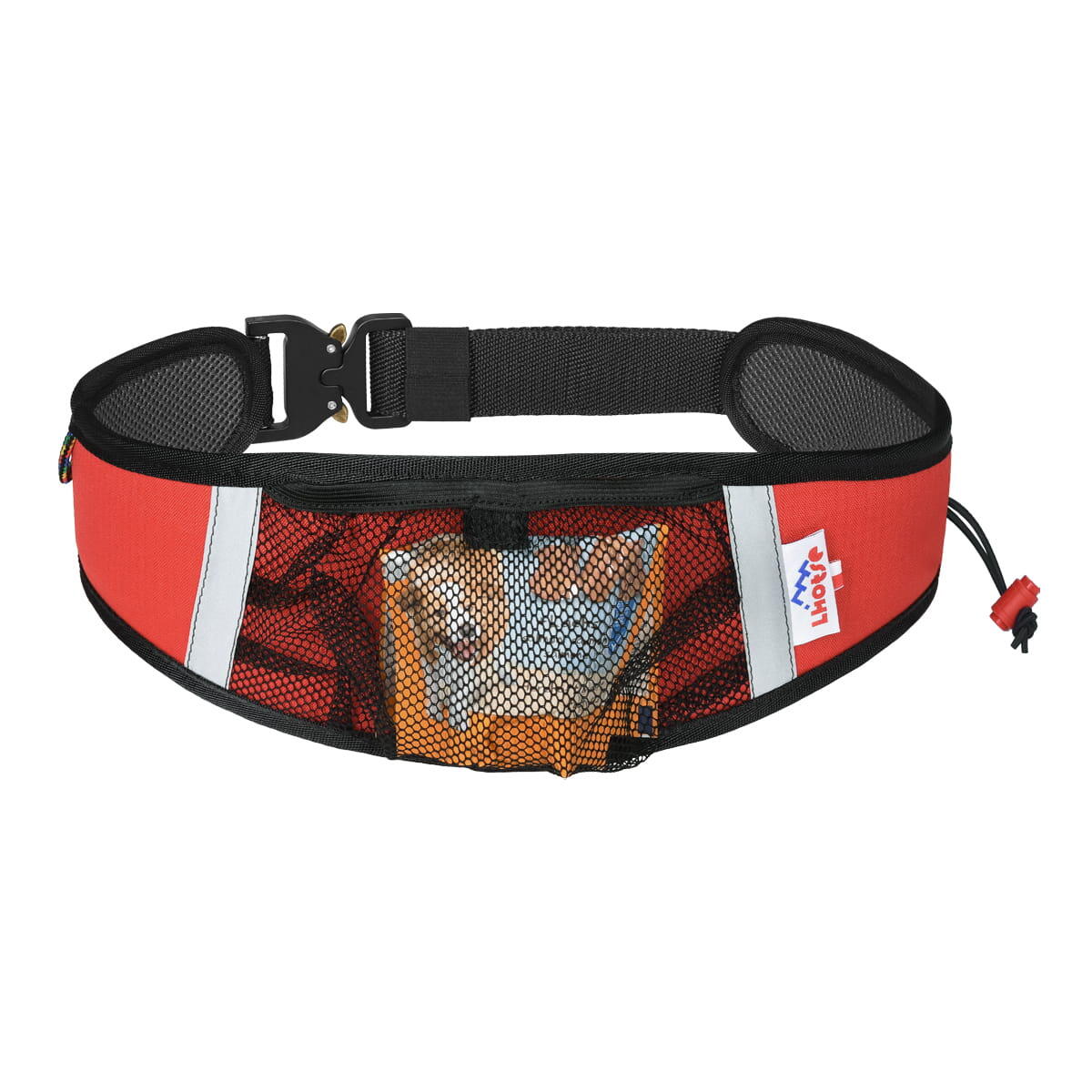 Pas do biegania Lhotse RUN czerwony - S-M