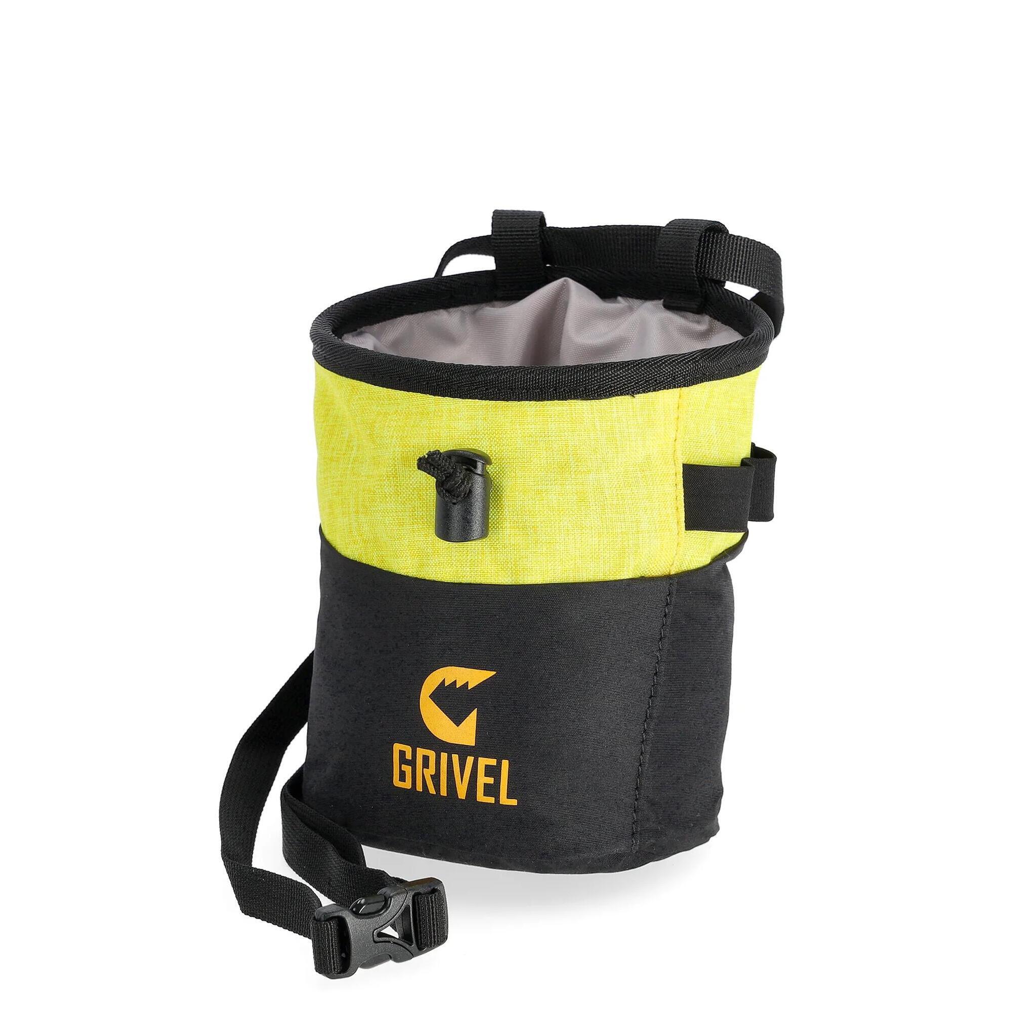 Woreczek na magnezję Grivel Chalk Bag Logo - black