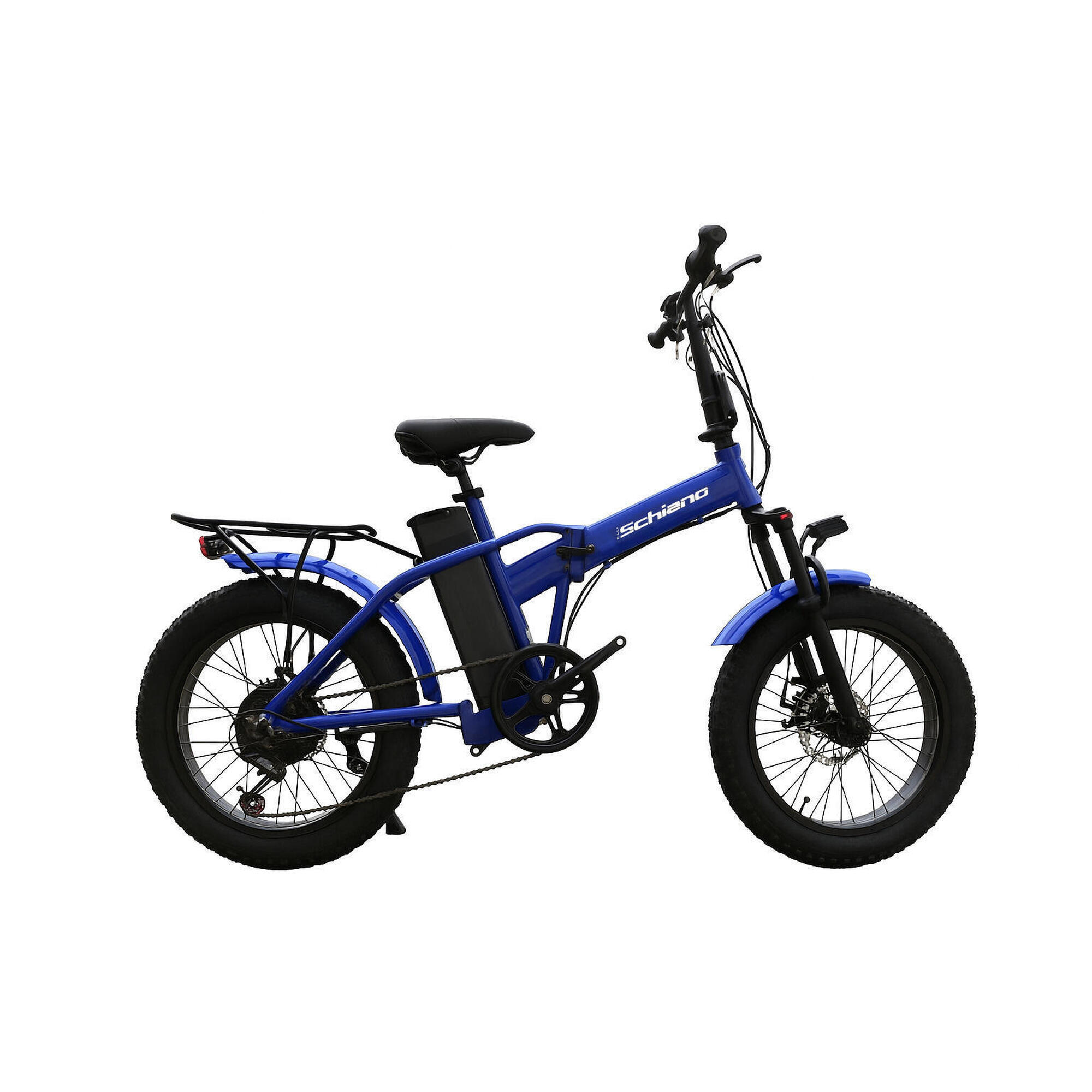 Rower typu fat bike z aluminiową ramą, akumulator 48x 13Ah, amortyzowany