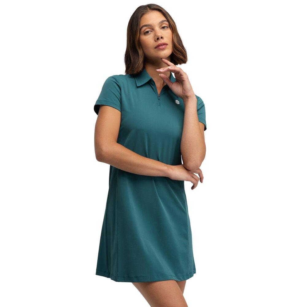 Damska sukienka golfowa Siroko Sauipe Teal