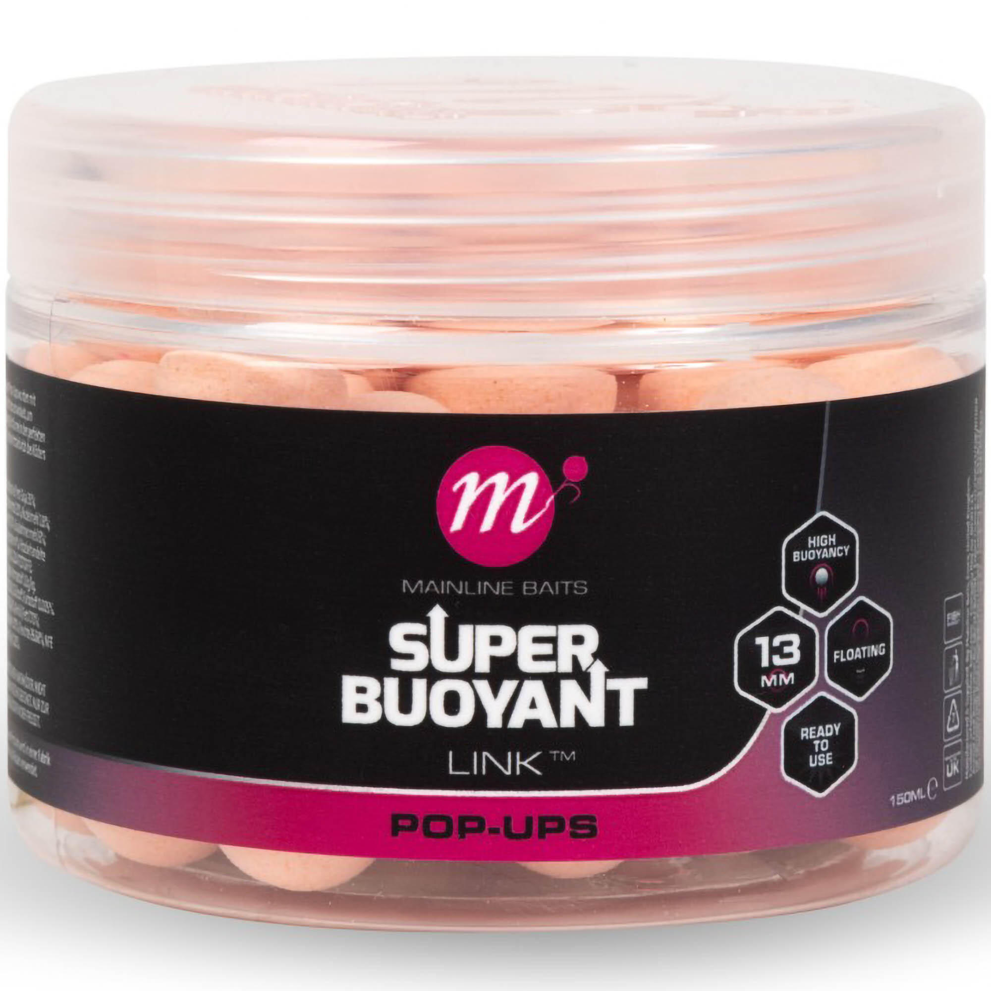 Przynęta Kulki Mainline Link Super Buoyant Pop-Ups 13mm Pink