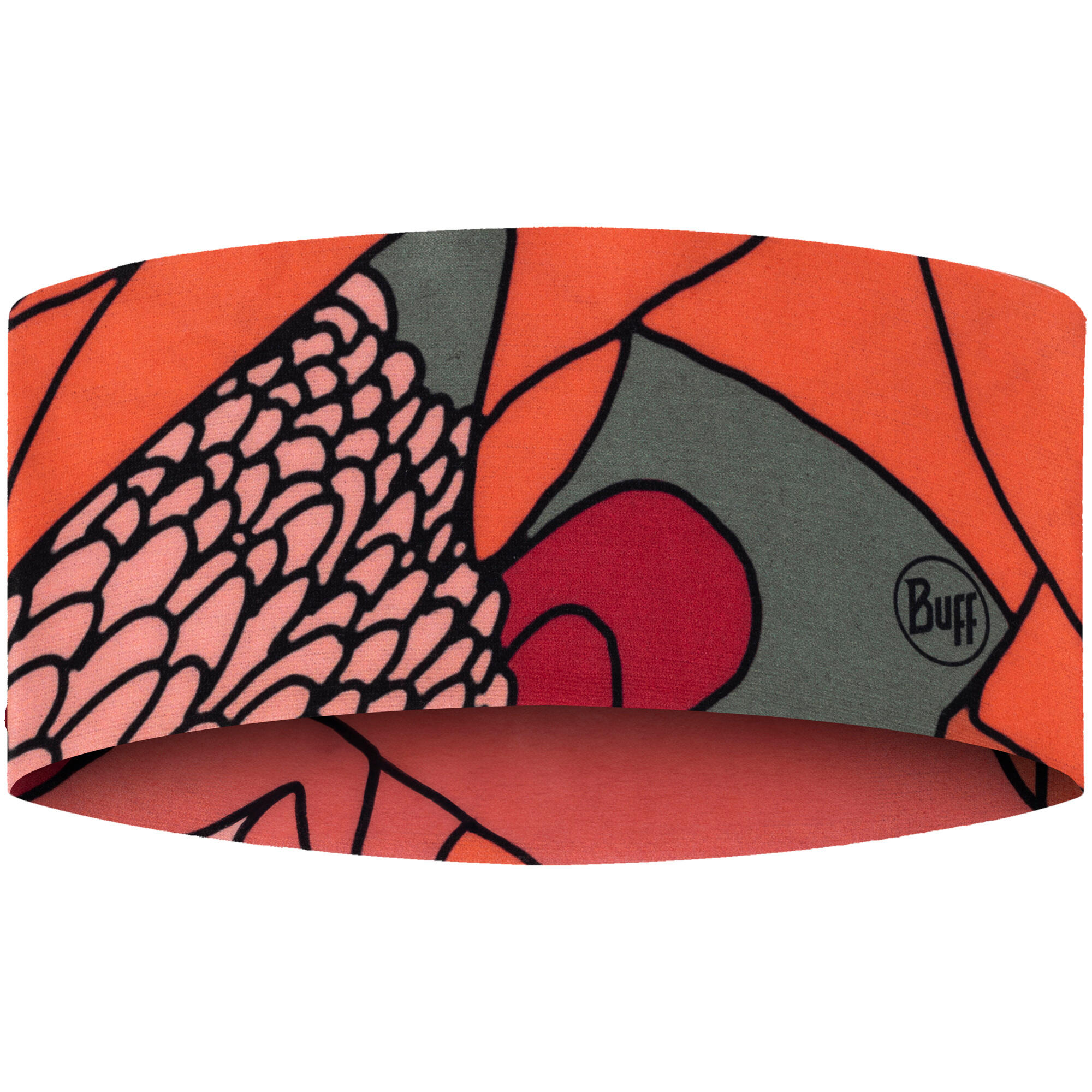 Opaska BUFF COOLNET UV® WIDE HEADBAND ARAMAY POPPY