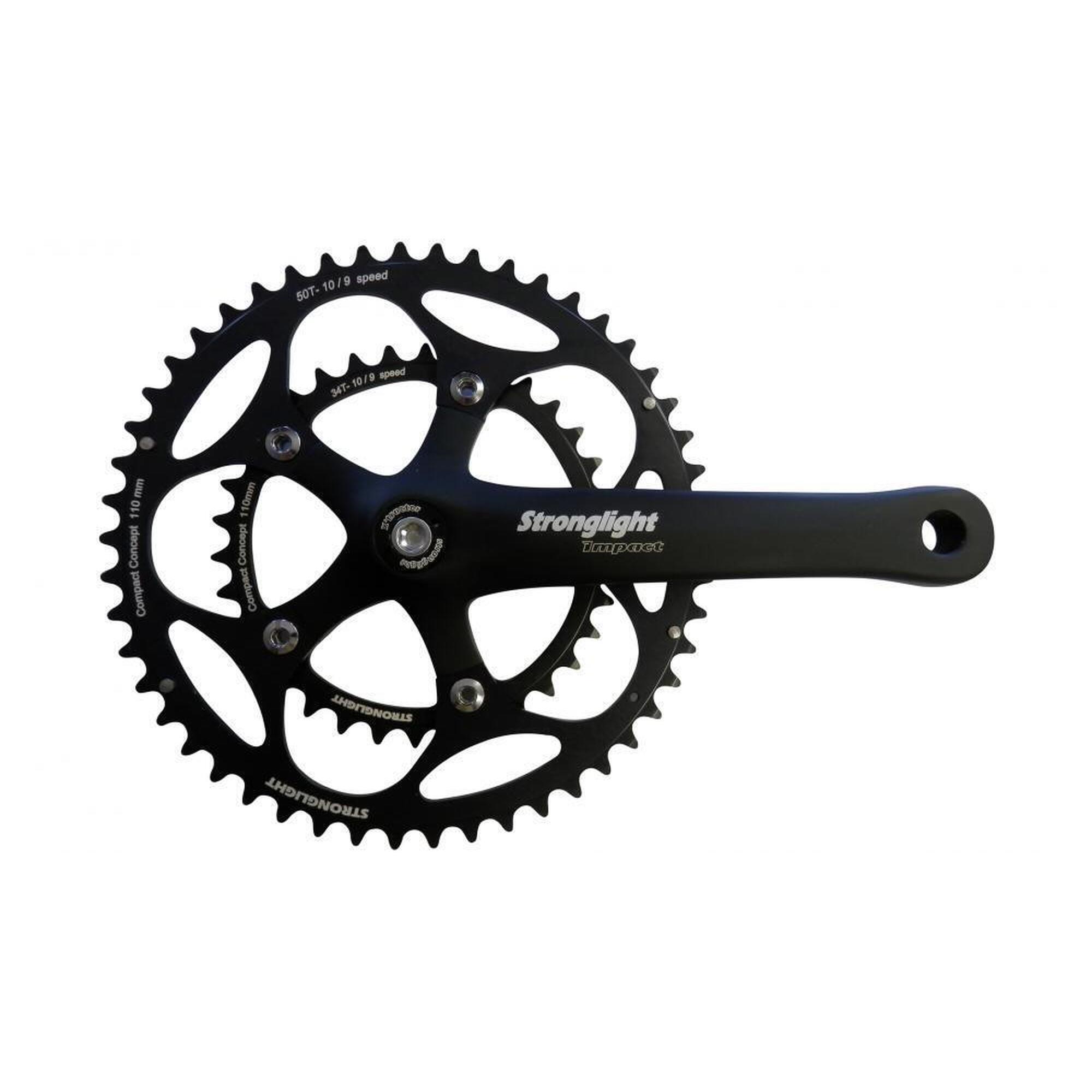 Stronglight Crankset Compact 34/50t 170mm - Wydajność i Styl
