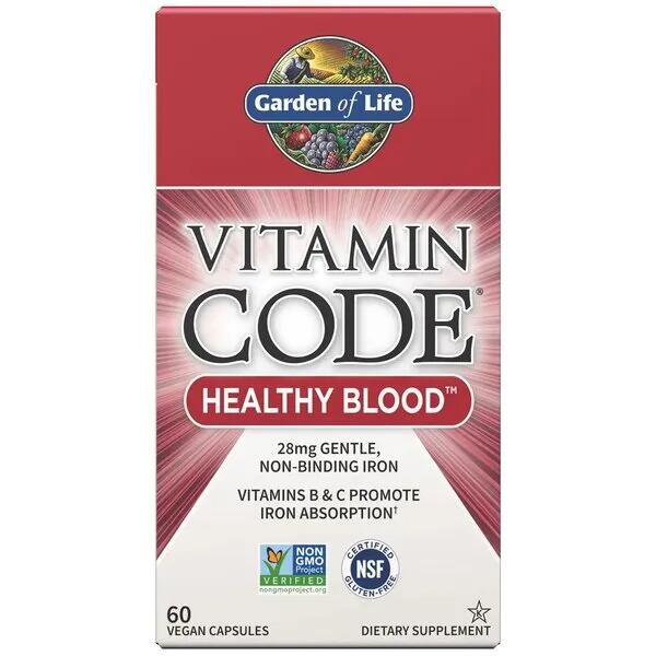 Zdrowa Krew Vitamin Code Garden of Life 60 vkaps