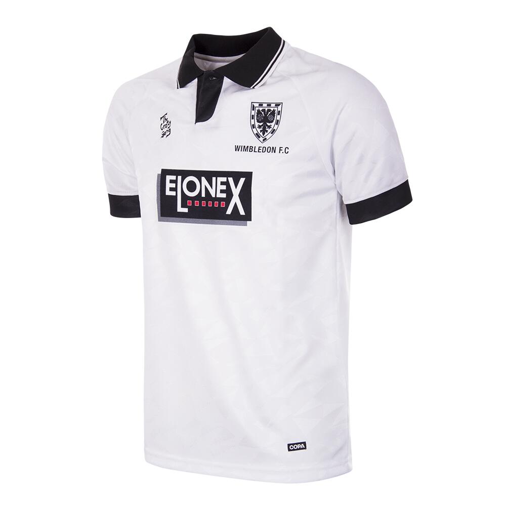 Koszulka retro piłkarska dla dorosłych - Wimbledon FC 1994-95 Wyjazdowa - Biała