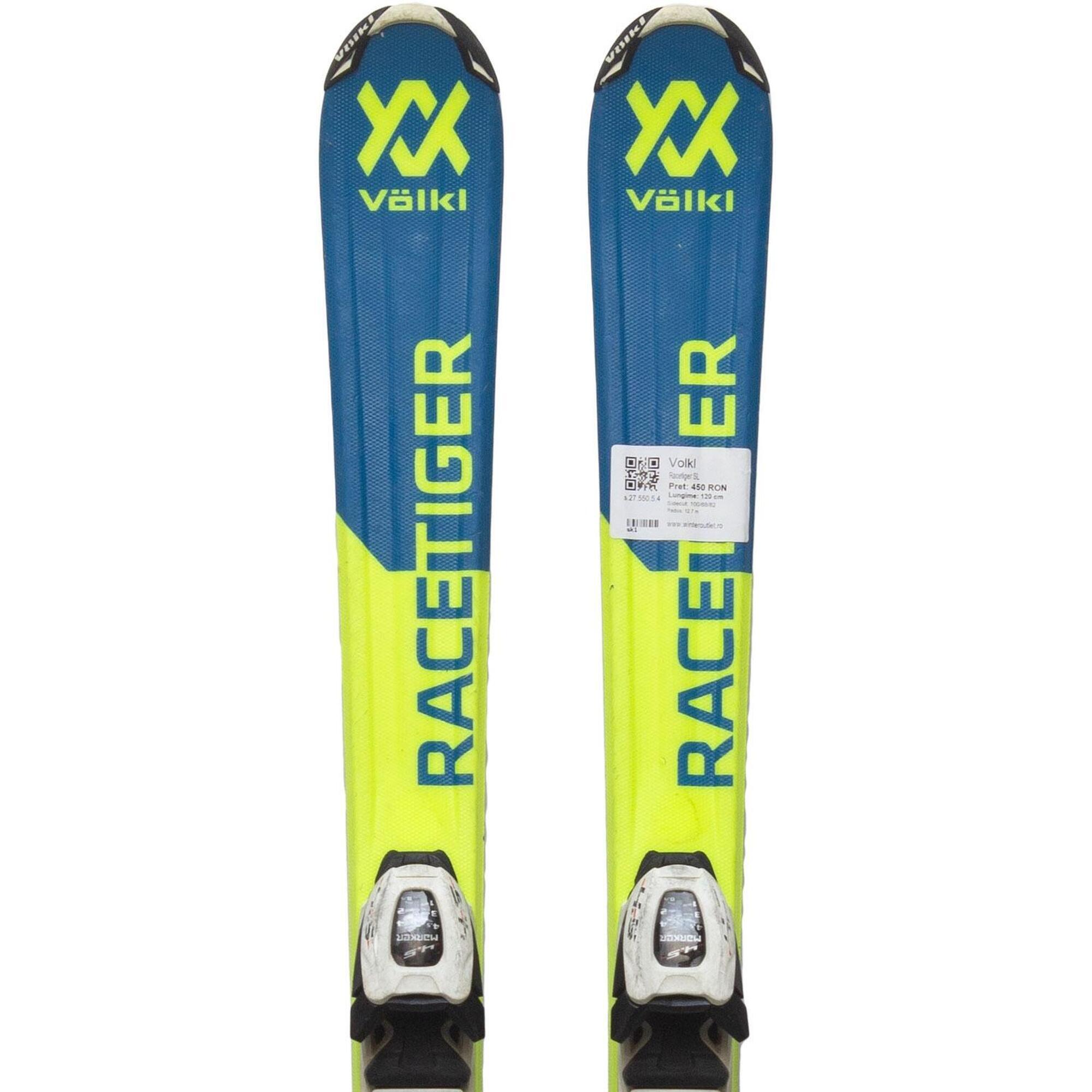 Second Life- Narty VOLKL Racetiger SL, 130 cm - Stan bardzo dobry