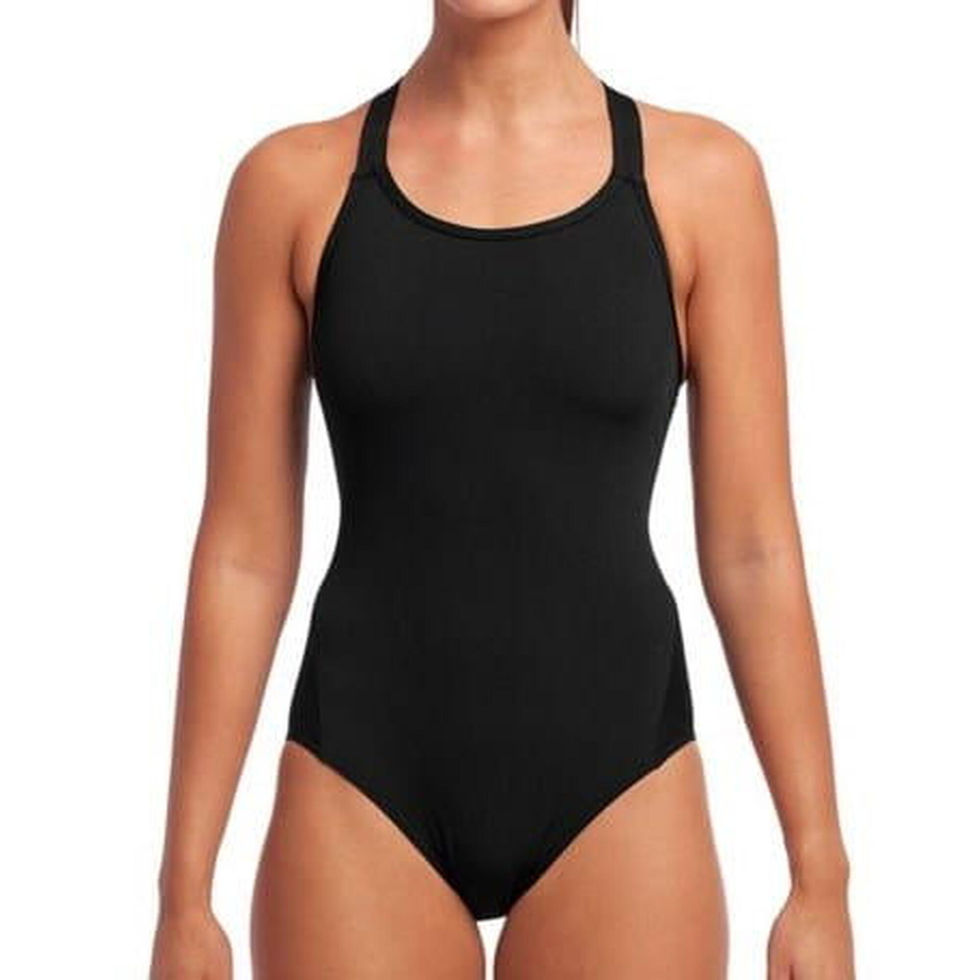 Funkita STILL BLACK - damski kostium do pływania Eclipse