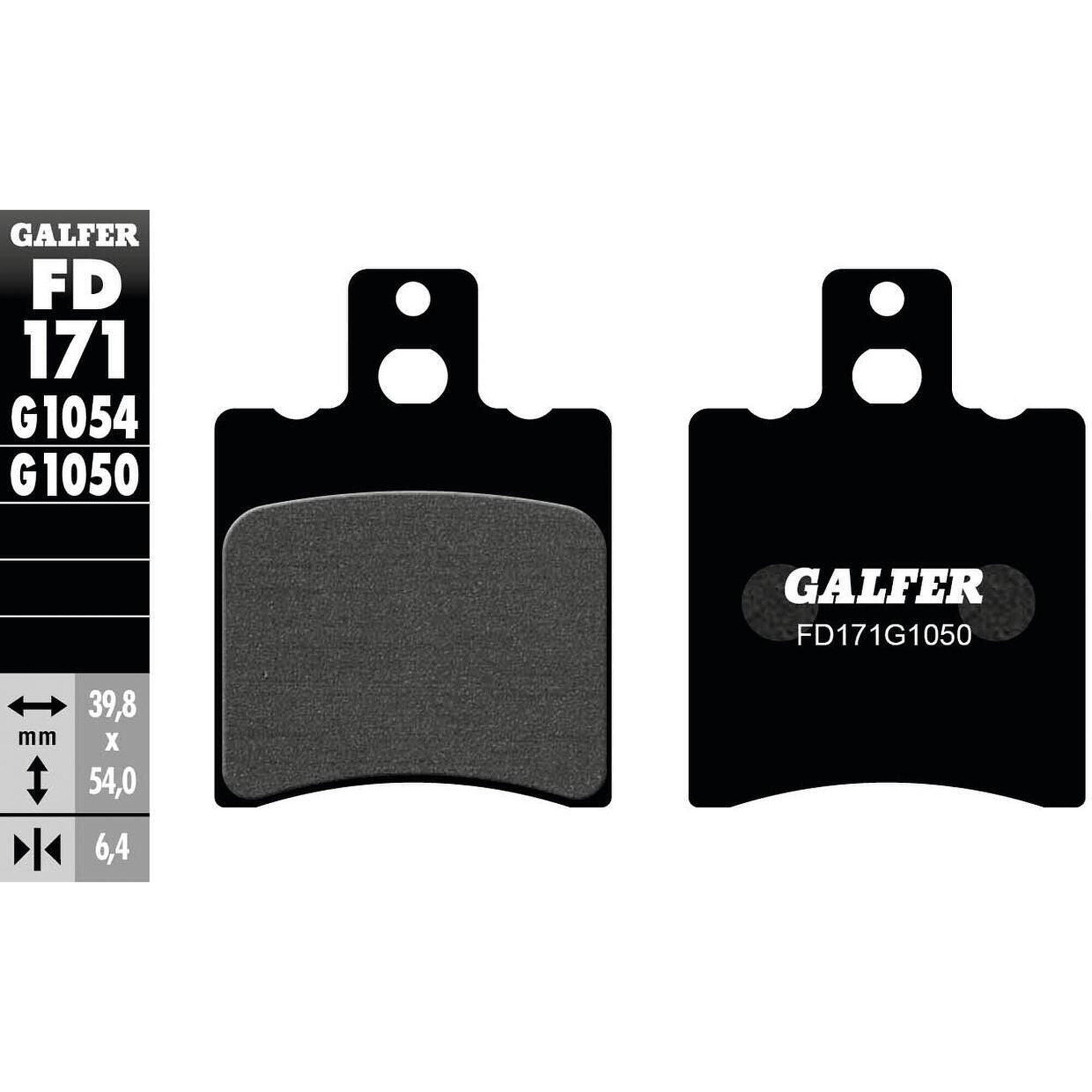 Organiczne klocki hamulcowe Galfer FD171 G1050 do rowerów