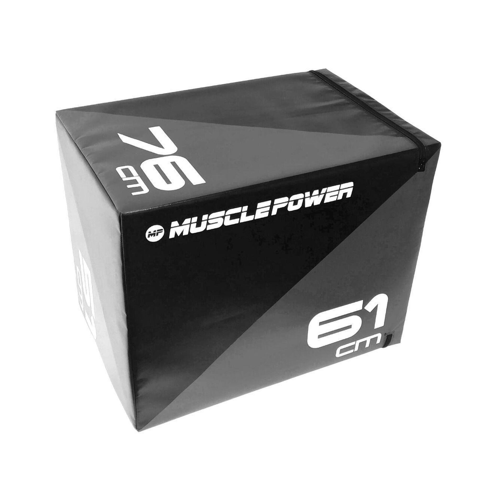 Skrzynia plyometryczna Soft Plyo Box - czarna