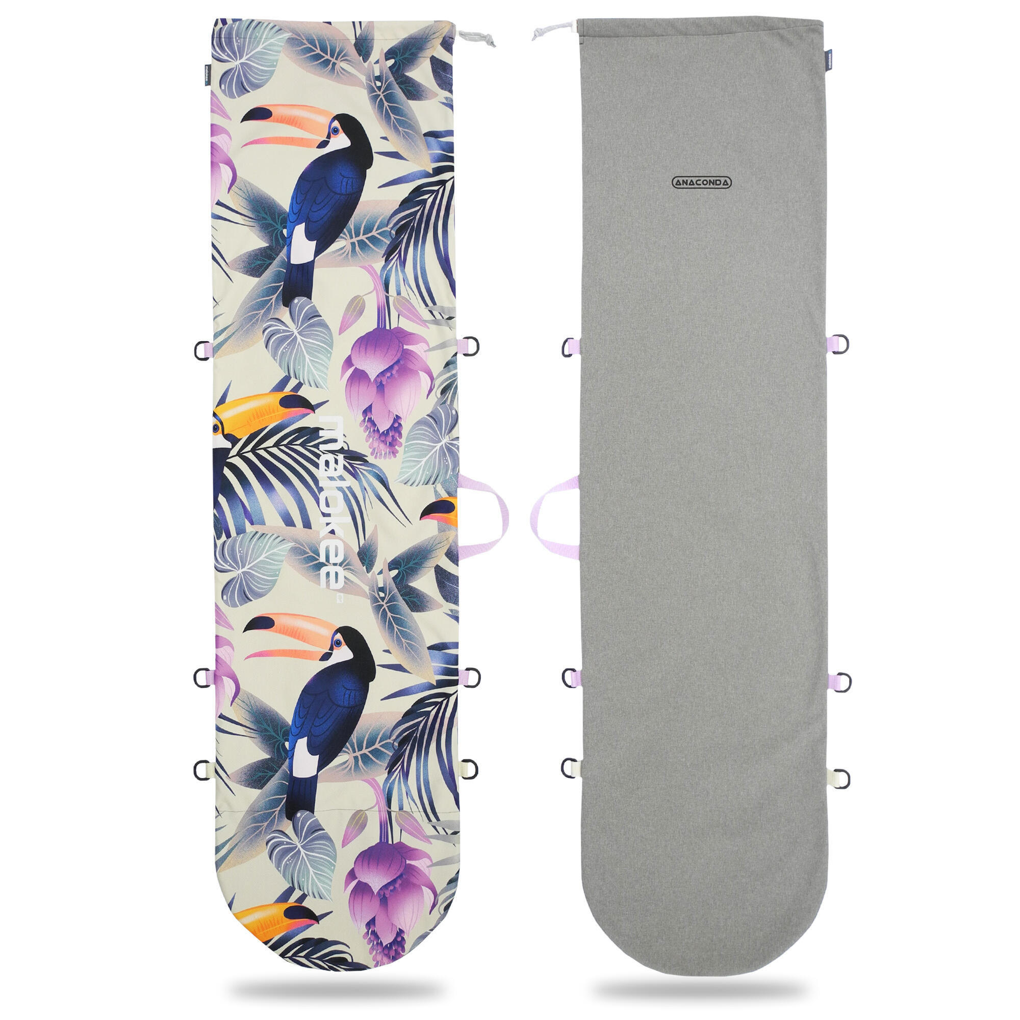 Pokrowiec snowboardowy Anaconda wielofunkcyjny i pojemny na deskę kask i buty