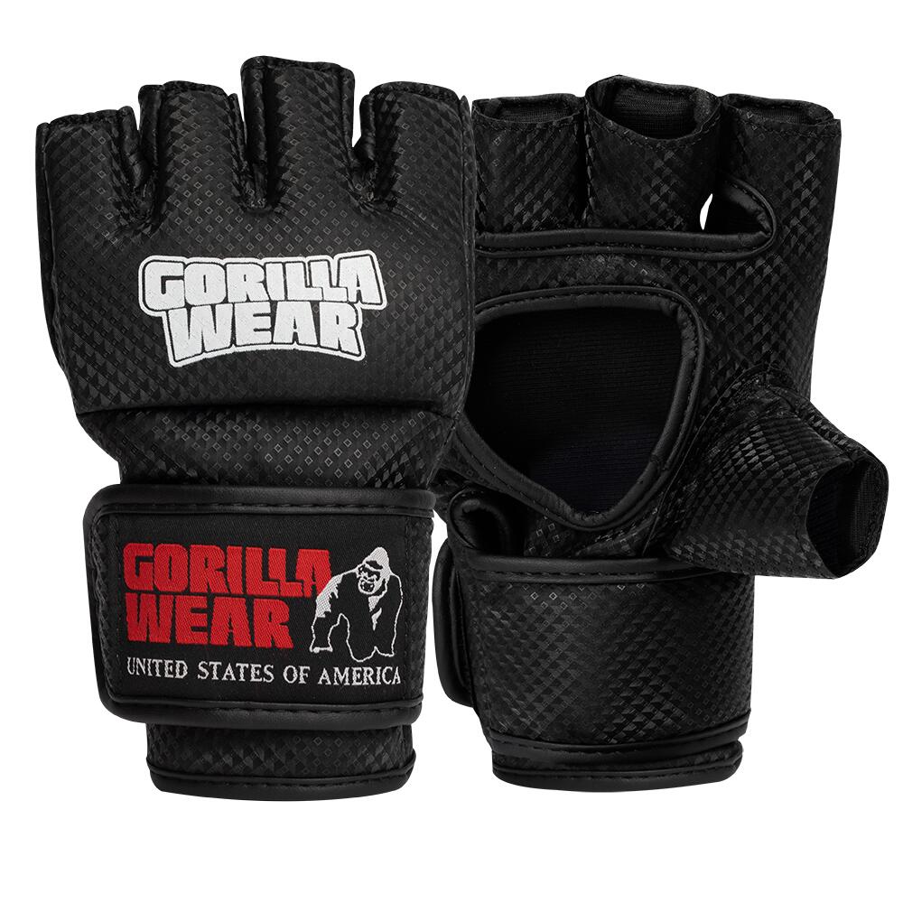 Manton MMA Gloves (With Thumb) - Czarny/Biały