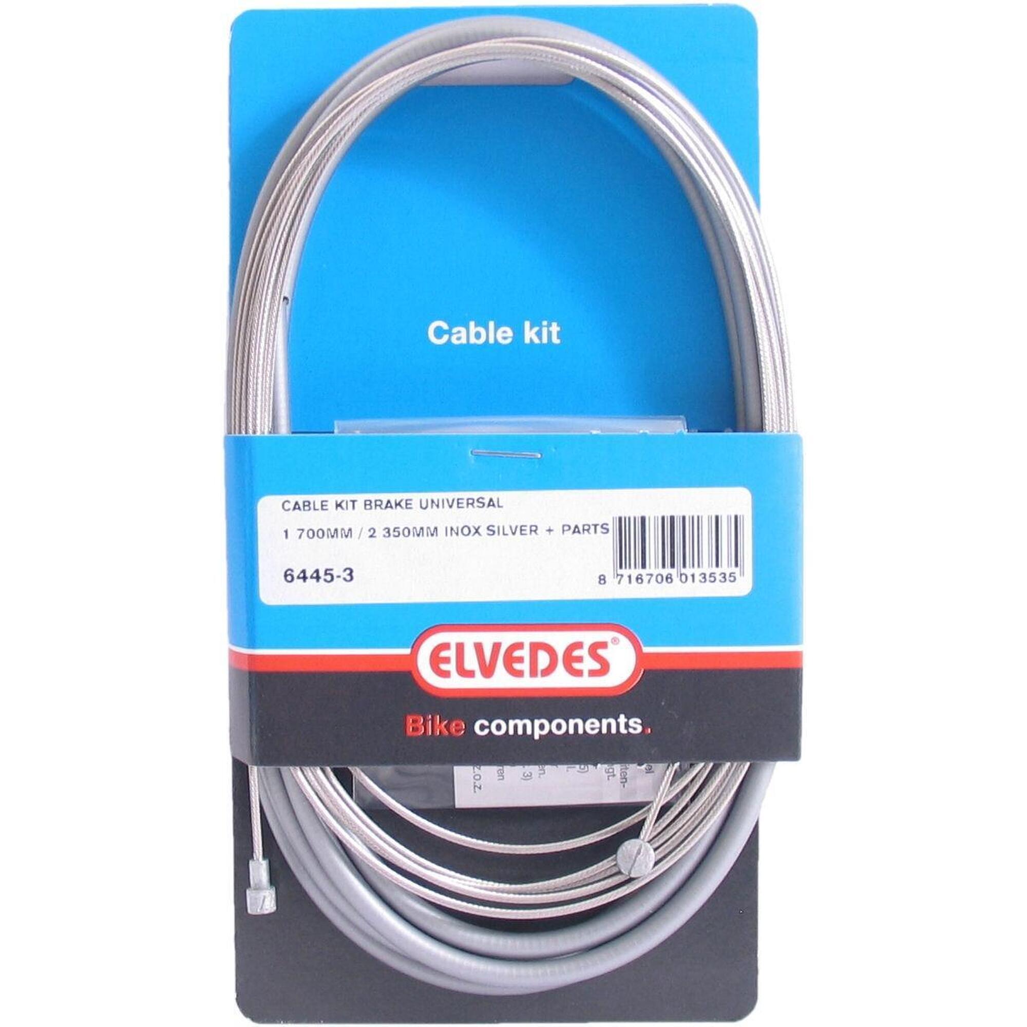 Uniwersalny Zestaw Linek Hamulcowych 1700Mm / 2350Mm Ocynkowany - Srebrny