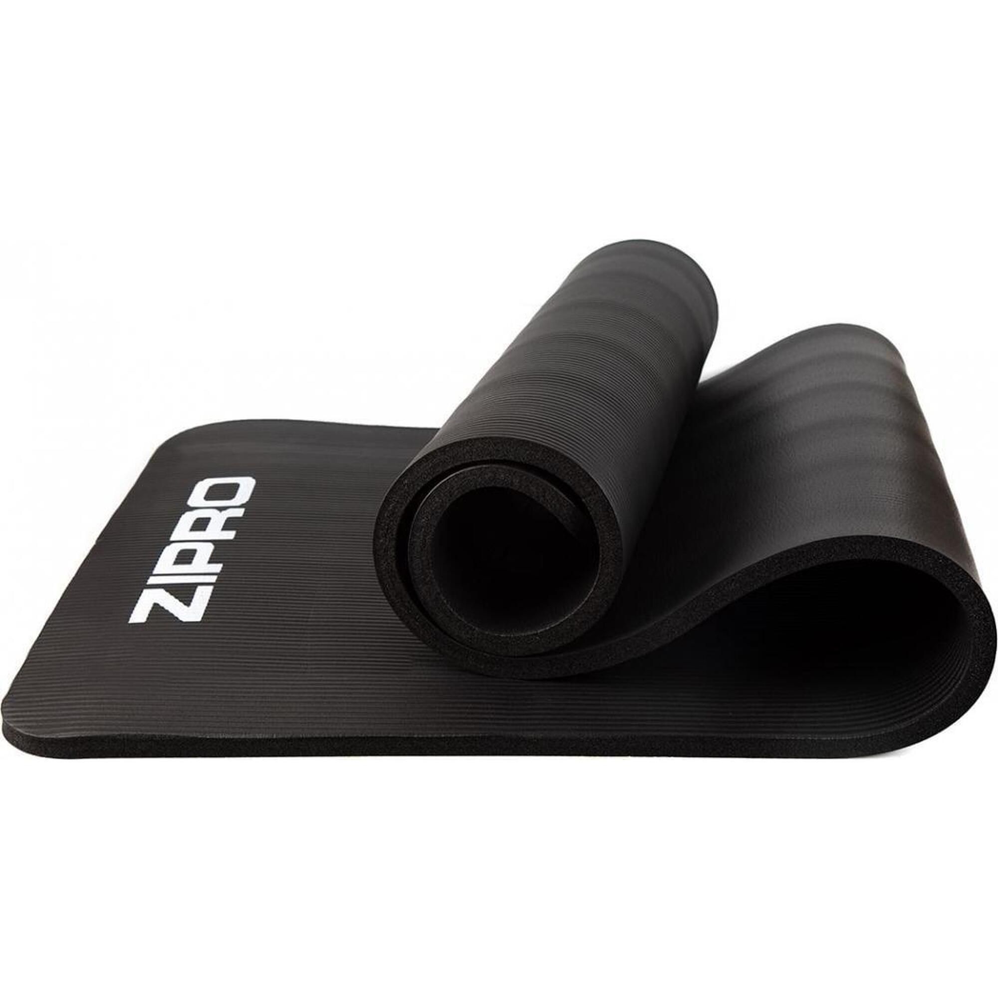 Mata treningowa Zipro 180 cm x 60 cm x 1.5 cm czarna
