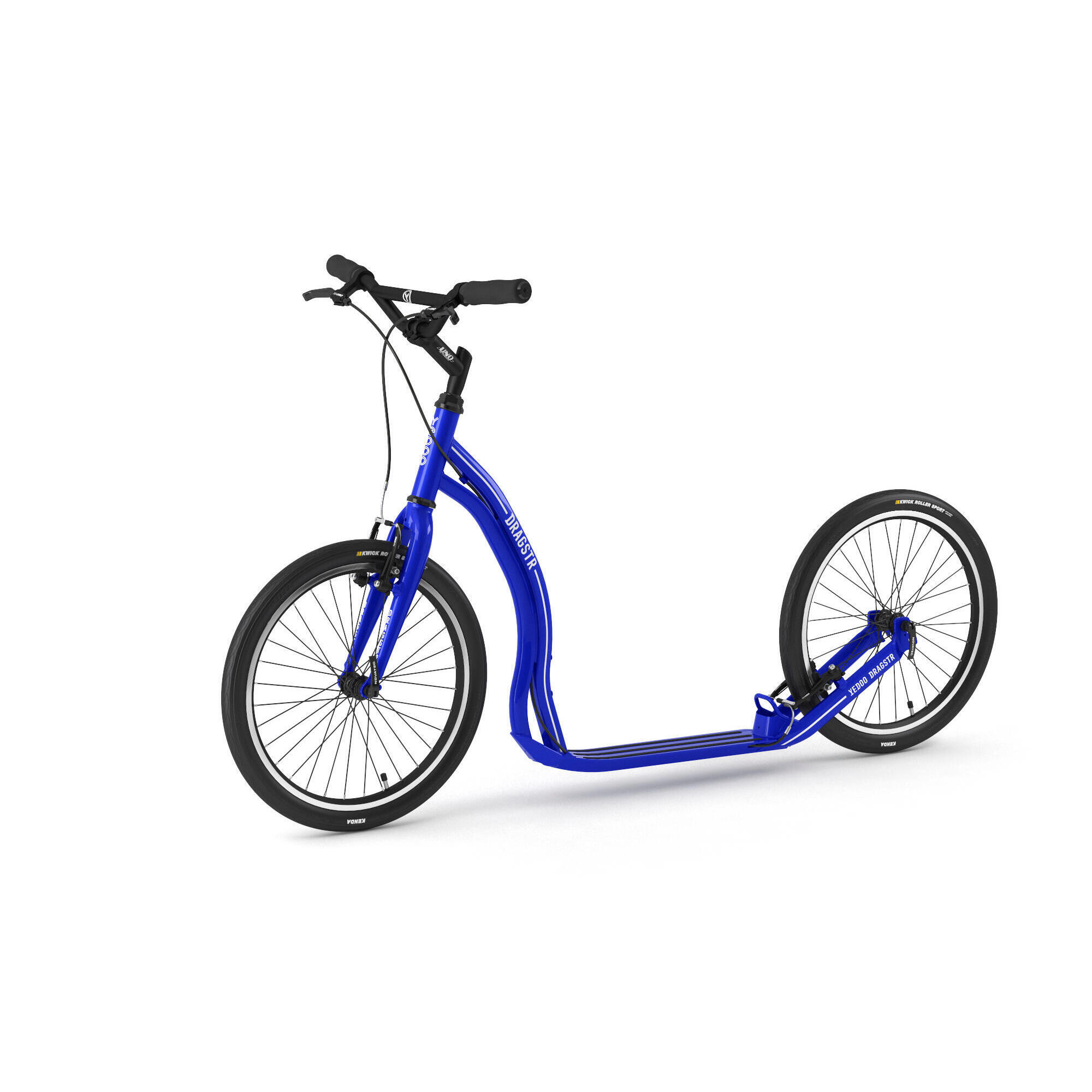 Hulajnoga Yedoo Dragstr z kołami pneumatycznymi 20/20 niebieska