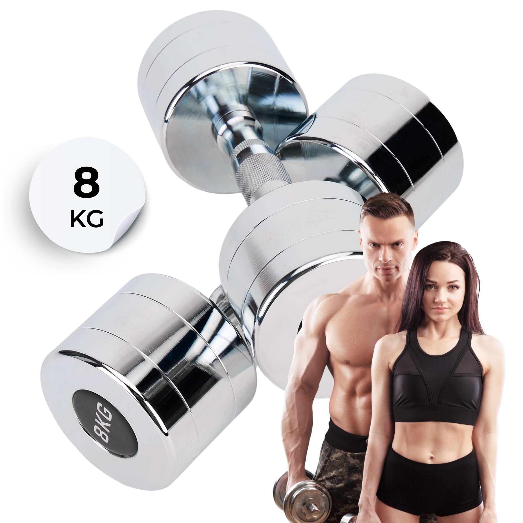 Hantle chromowane XTREXO 2x8 kg