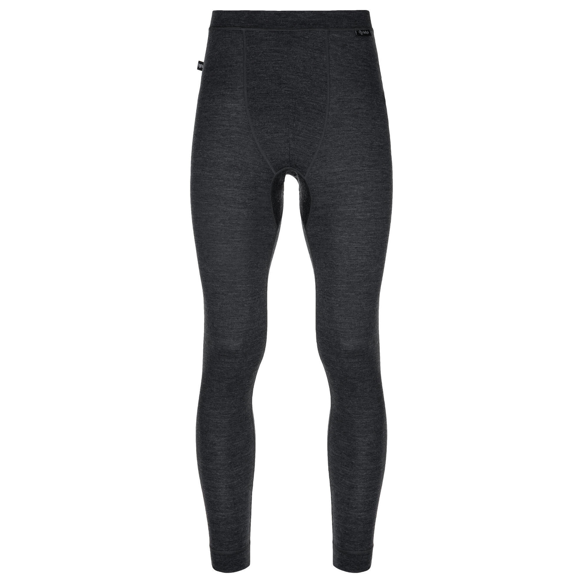 Męskie spodnie termoaktywne z wełny MERINOS Kilpi MAVORA BOTTOM-M