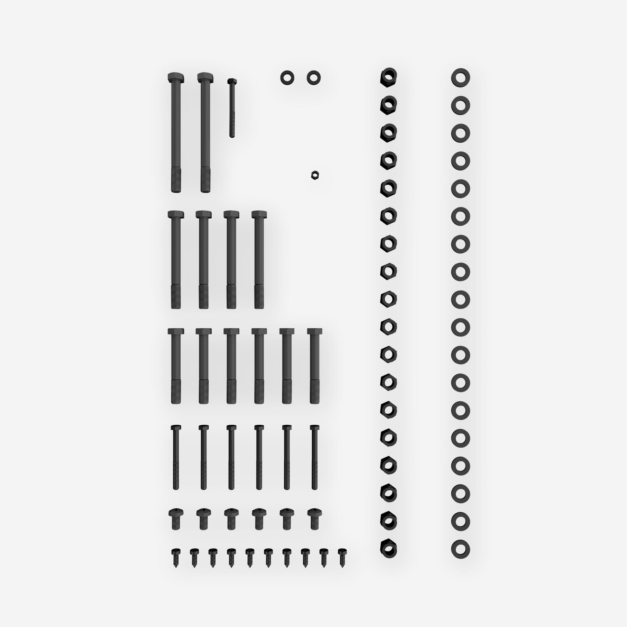 Zestaw śrub - część zamienna do ławki Bench Press Multifonction