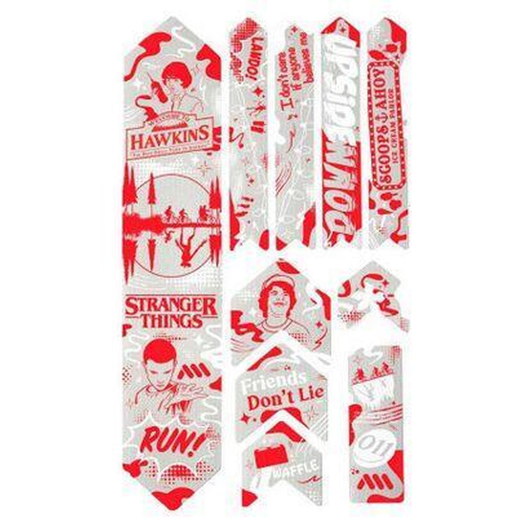 Osłona ramy Stranger Things UpsideDown - Biała - 10 el.