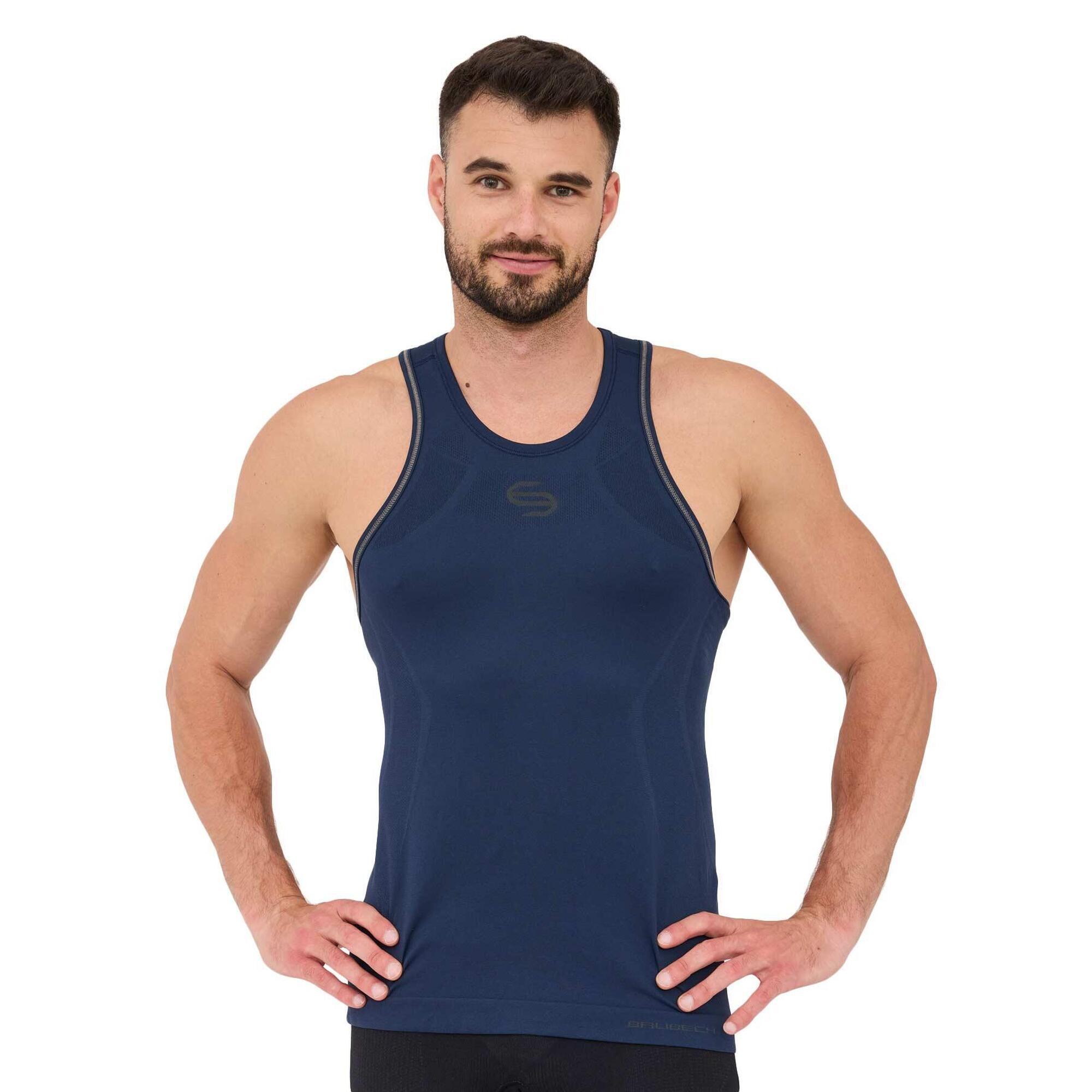 Koszulka męska na ramiączkach Brubeck FITNESS