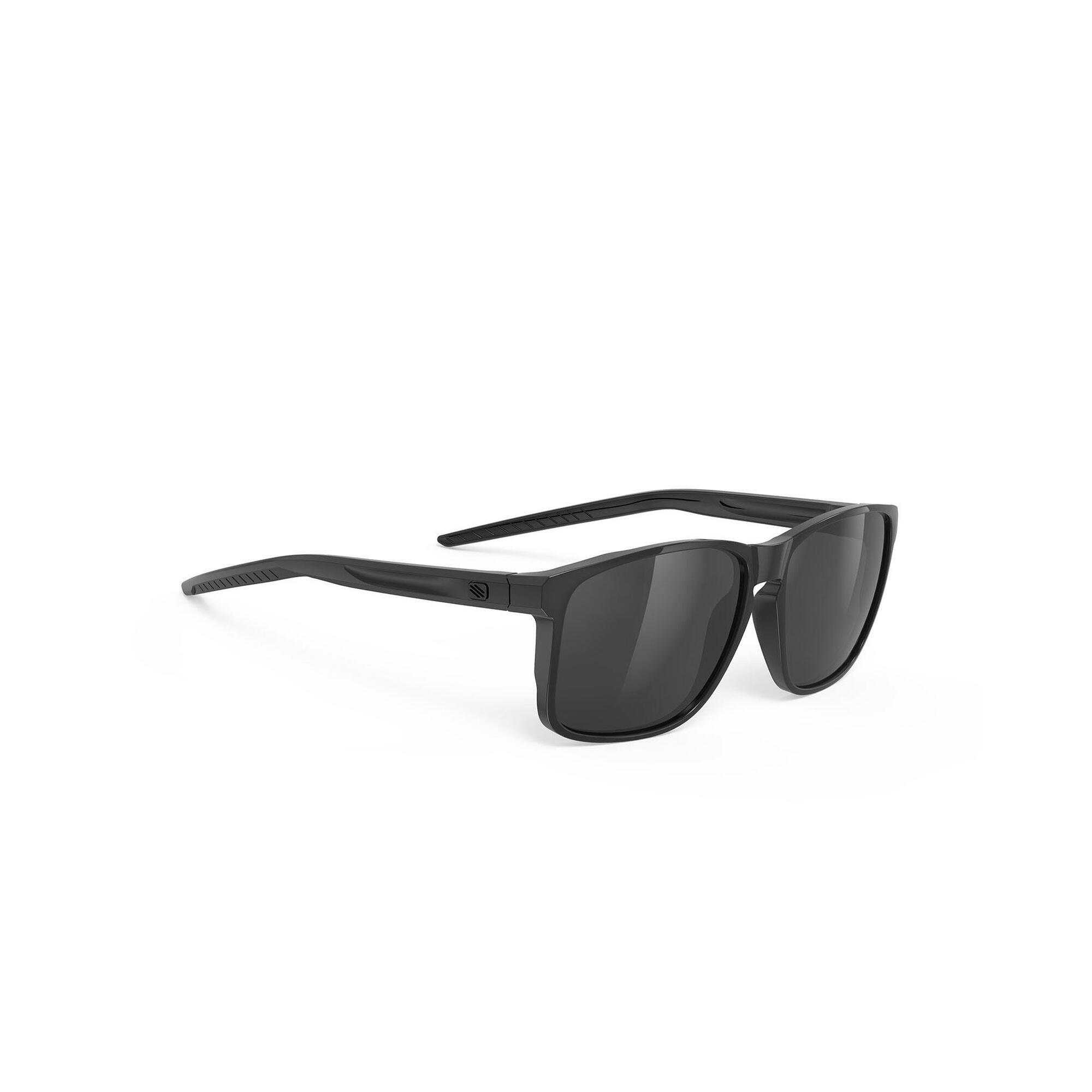 Okulary Rudy Project OVERLAP BLACK GLOSS - Smoke Black