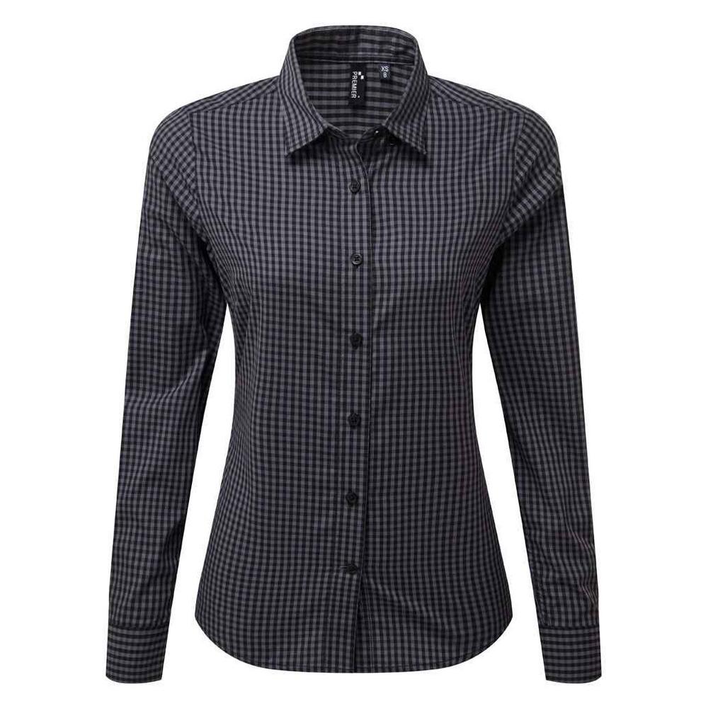 Damska Koszula Z Długim Rękawem Maxton W Kratę