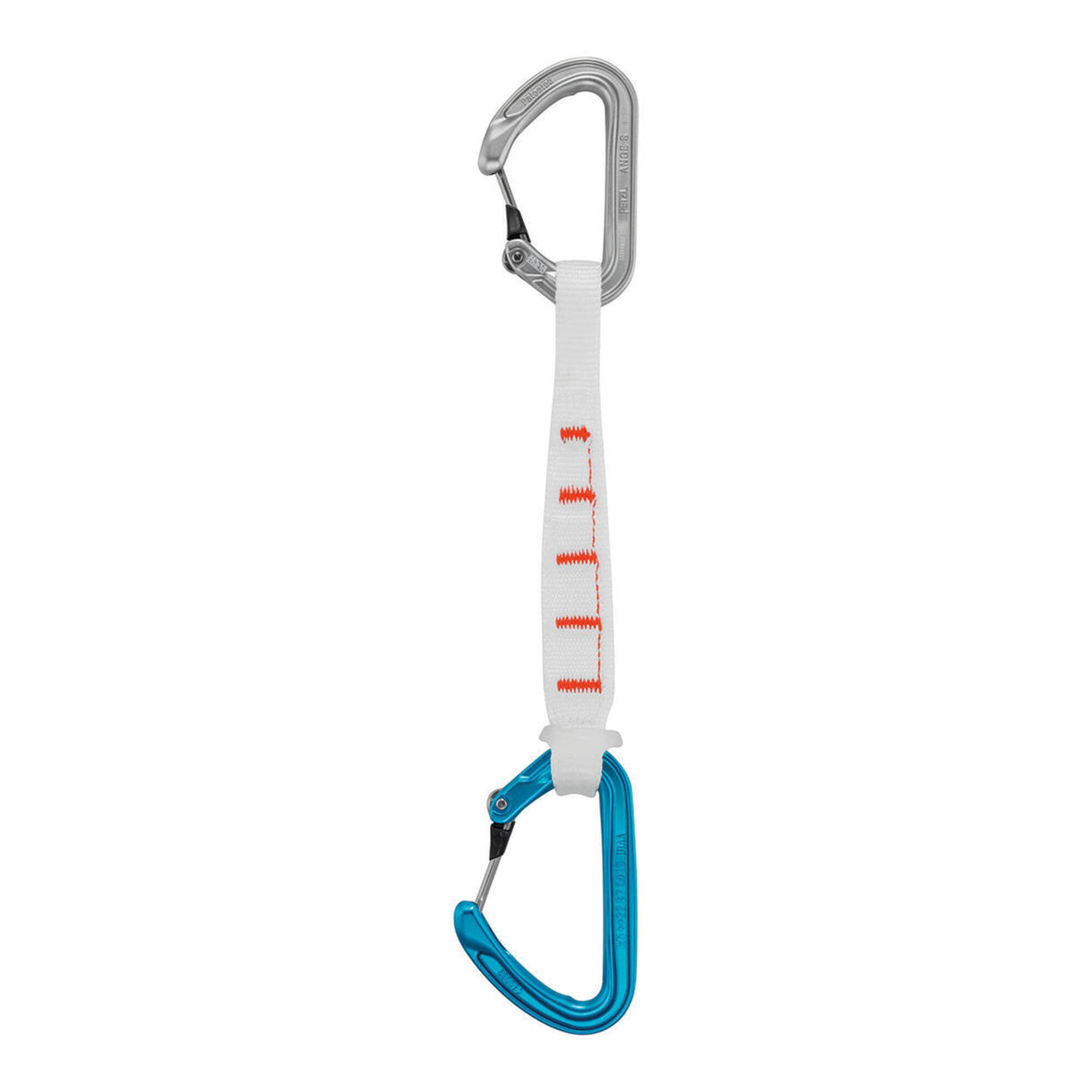 Ekspres wspinaczkowy Petzl Ange Finesse 17 cm - blue/grey
