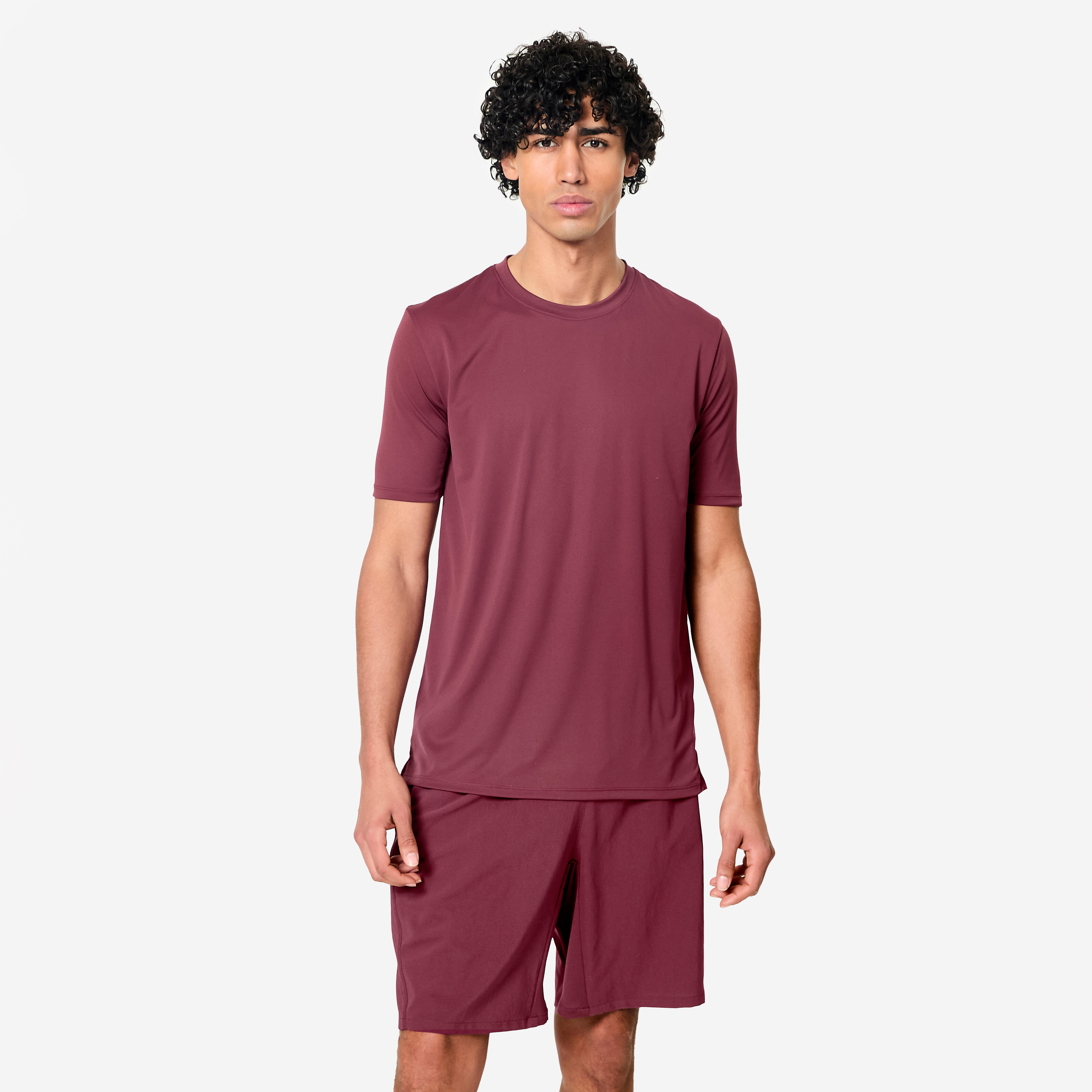 Koszulka fitness męska Domyos krótki rękaw