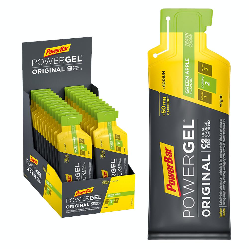 Żel PowerBar PowerGel Original 24x41gr Green Apple