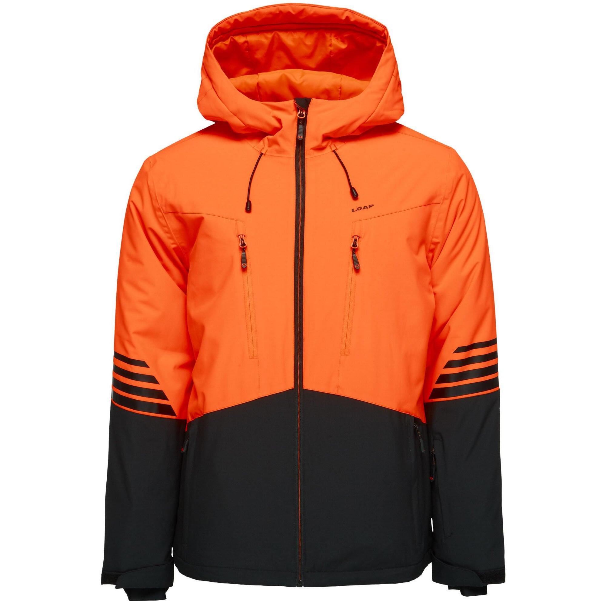 Wodoodporna kurtka narciarska dla mężczyzn Lawnor w kolorze pomarańczowym XL