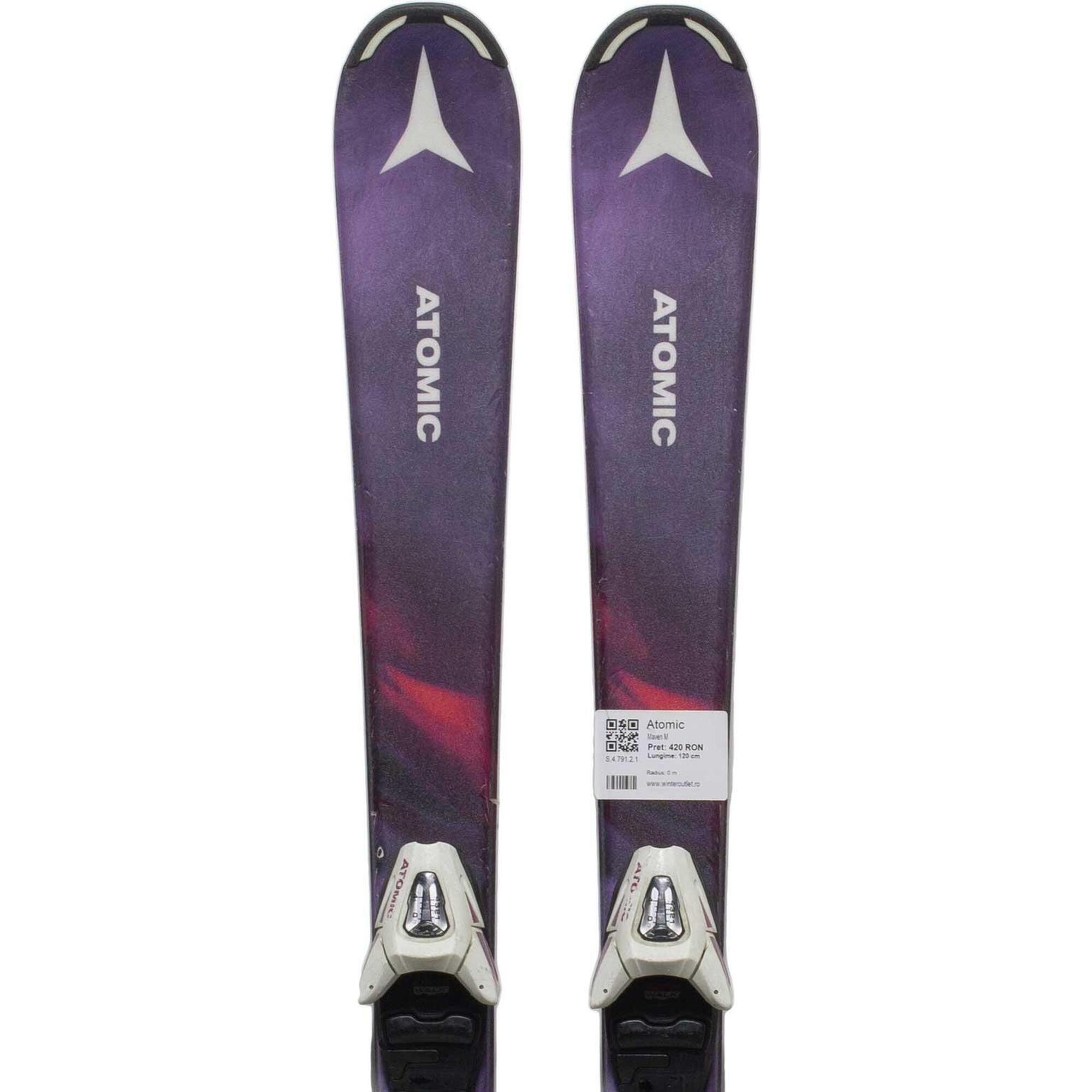 Second Life- Narty ATOMIC Maven M, 110 cm - Stan bardzo dobry