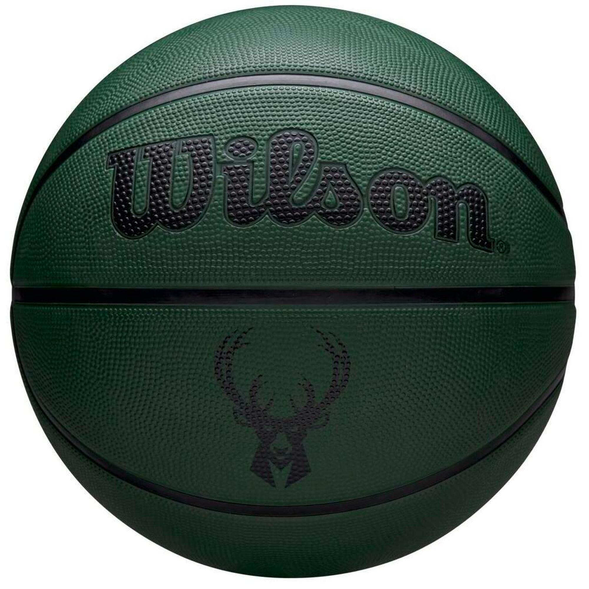 Piłka do koszykówki NBA Team Tribute Solid Milwaukee Bucks Ball rozmiar 5