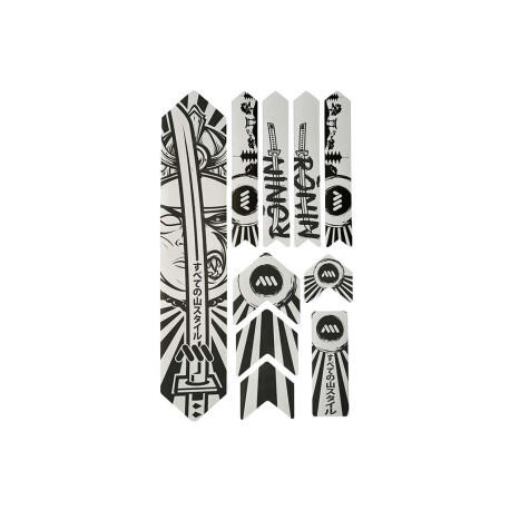 Zestaw ochronny ramy - EXTRA 10 sztuk - Ronin/biały