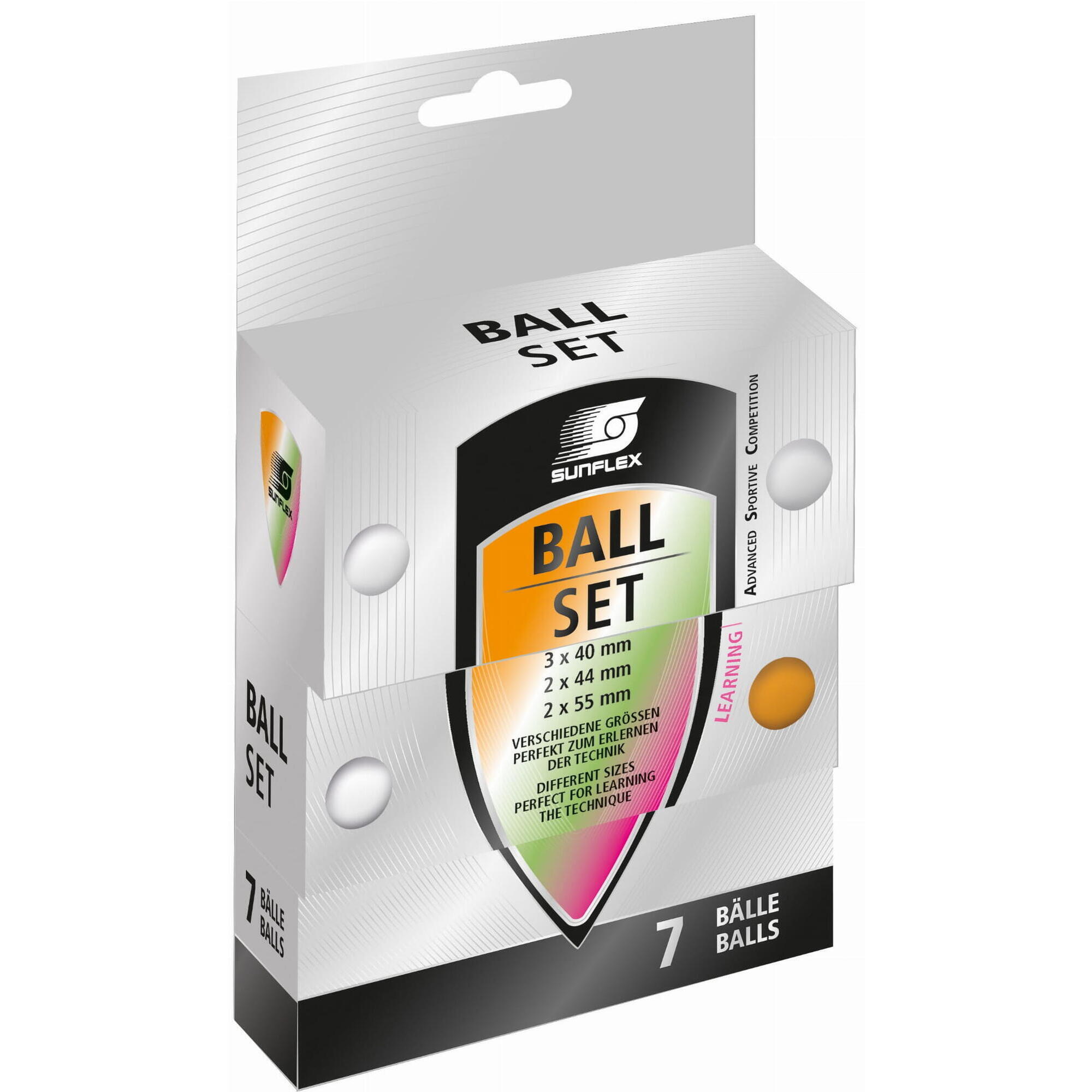 Piłeczki do tenisa stołowego SUNFLEX TT-Ball Set 7szt. 20614