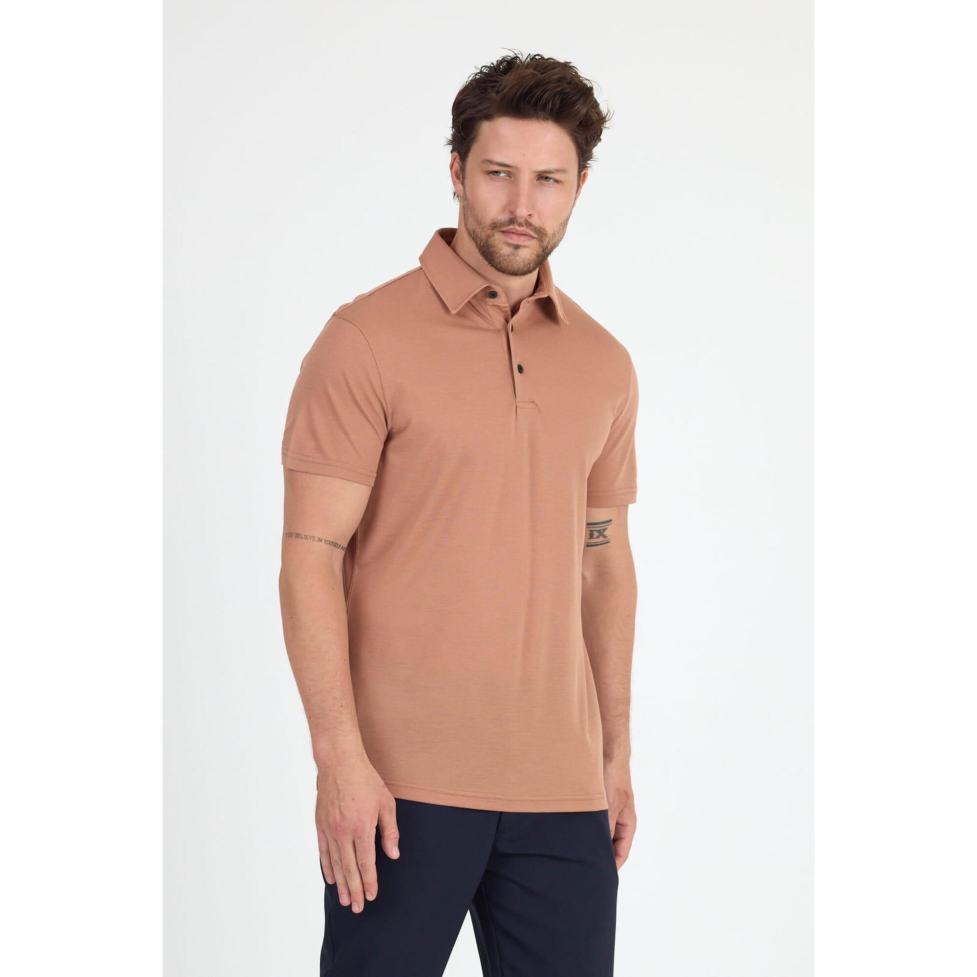 Koszulka Polo z 100% Wełny Merino (170 g/m² - Piqué)