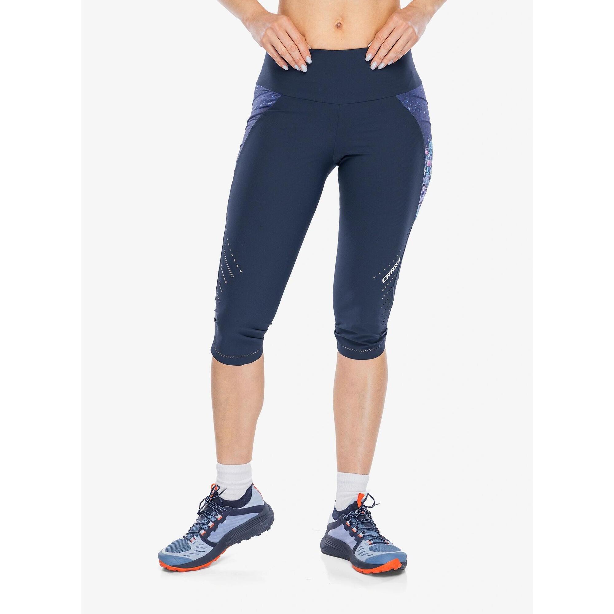 Legginsy do biegania damskie Crazy Mid-Short Pressure