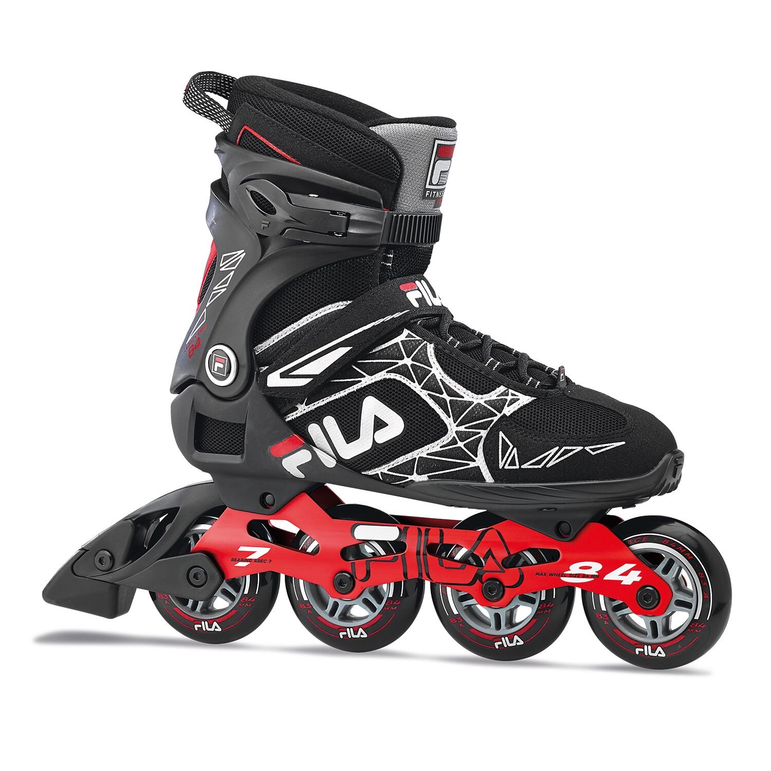 Rolki fitness męskie Fila Legacy PRO 84 Black Red 2021