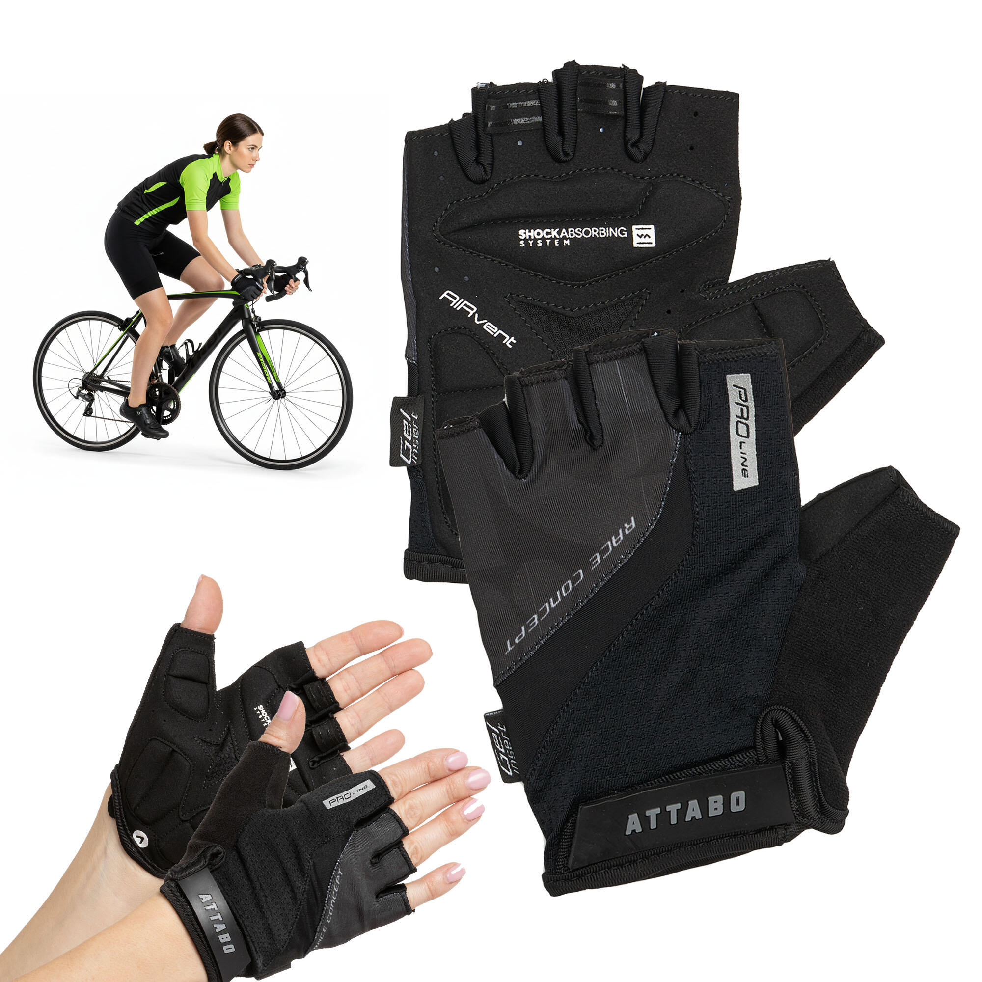 Rękawiczki rowerowe ATTABO Kinu Pro