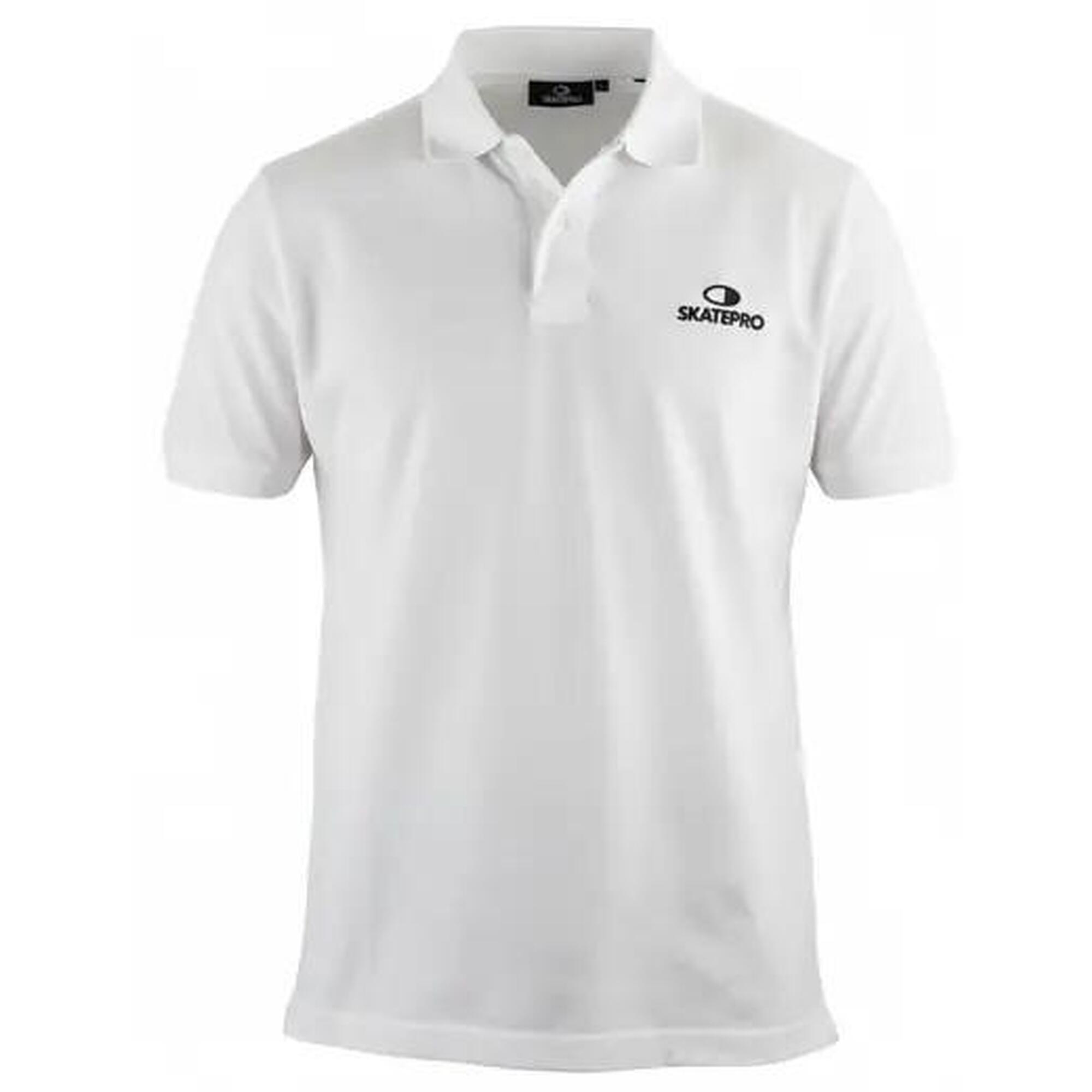 Odzież T-shirts unisex SkatePro Heavy Polo Koszulka - XL - Biały