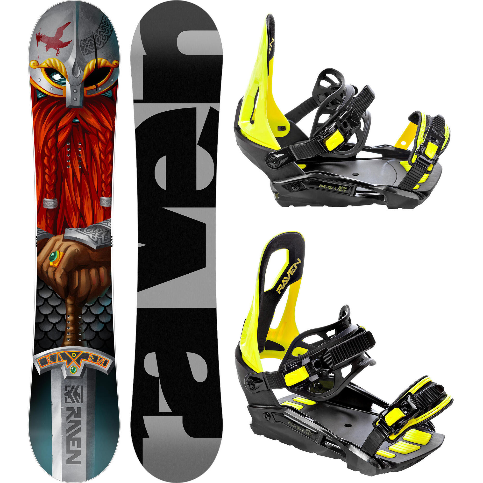 Zestaw Deska snowboardowa Raven Dwarf + Wiązania Raven S230