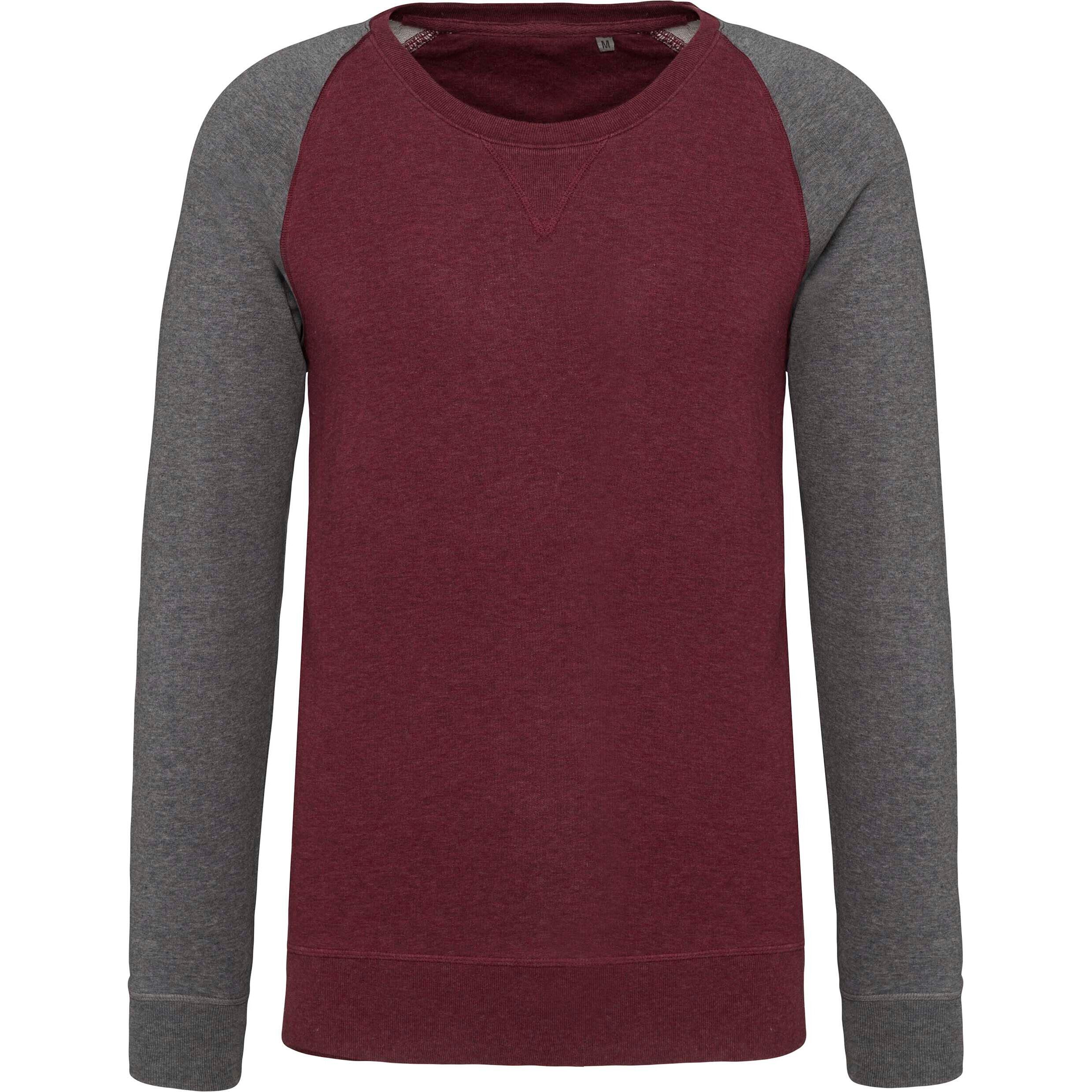 Bluza z okrągłym dekoltem Kariban bicolore Manches Raglan