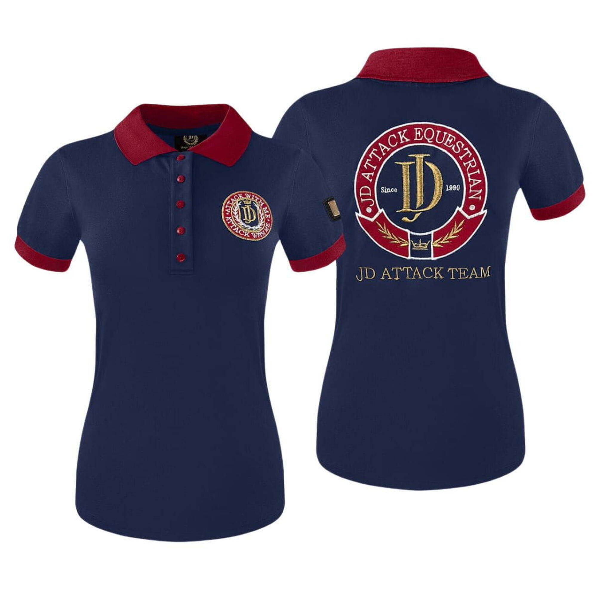 Koszulka polo damska JD ATTACK Pollyanna z krótkim rękawem