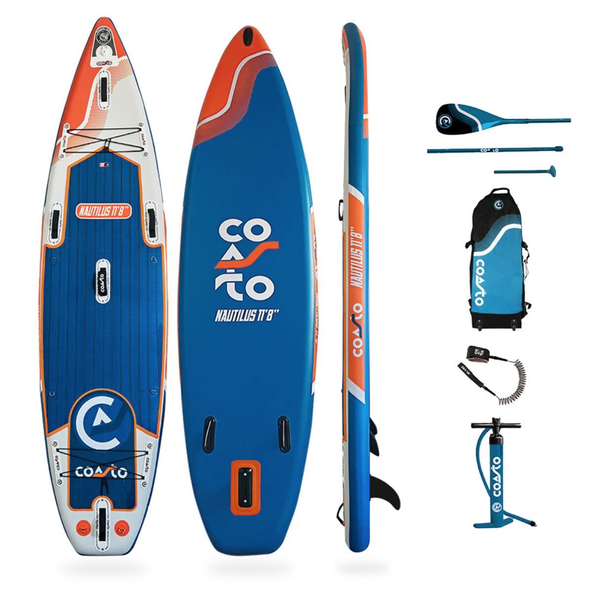 Dmuchana deska sup / stand up paddle board do turystyki - Nautilus 11'8"