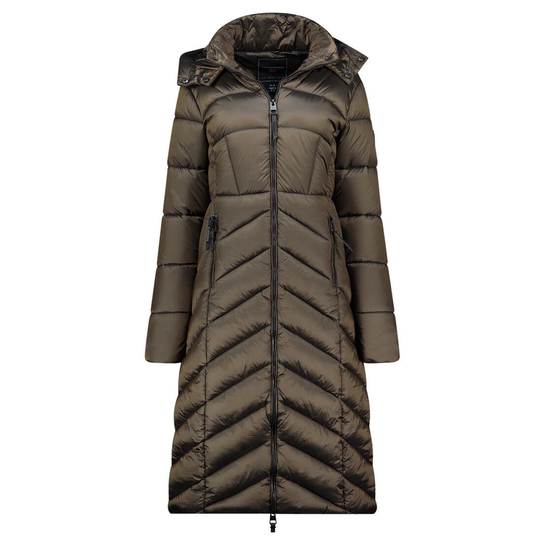 Kurtka damska Geographical Norway BLANCHE LONG KAKI DB LADY 0116 KAKI