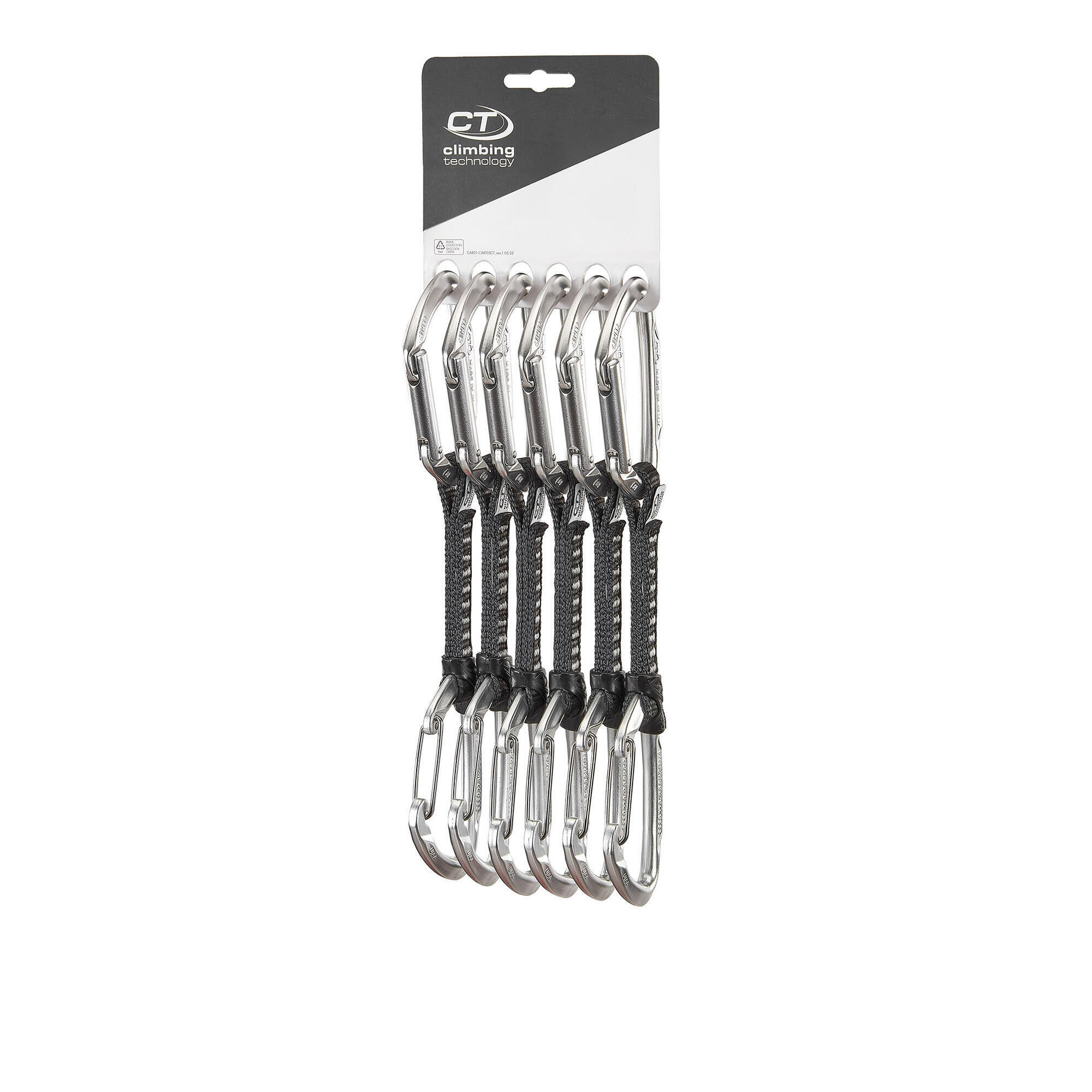 Ekspresy wspinaczkowe Climbing Technology Lime Set M-UL 12 cm 6-Pack - silver
