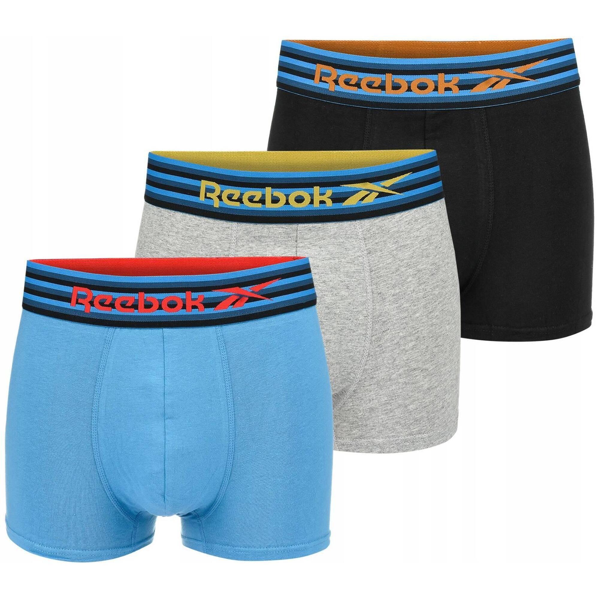 Bokserki majtki męskie bawełniane 3 pary REEBOK TRUNK KENT